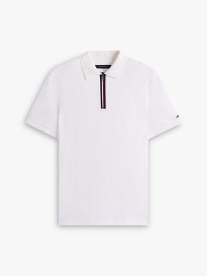 Regular Fit Interlock Zip Polo Product Image