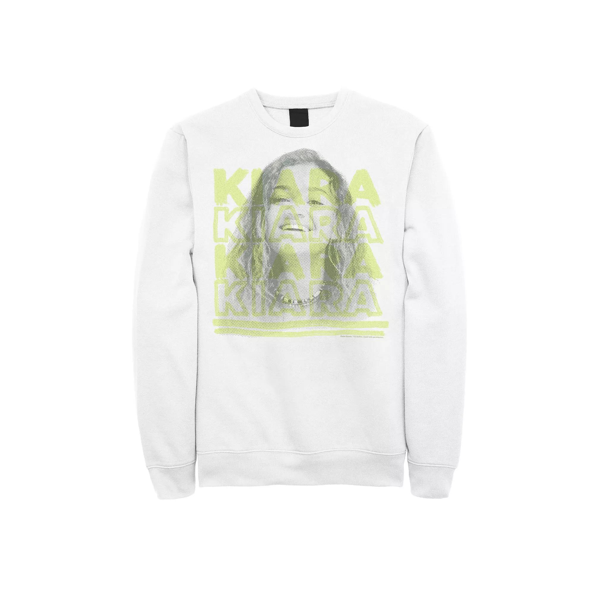 Men's Outer Banks Kiara Overlay Portrait Sweatshirt, Boy's, Size: XXL, White Product Image