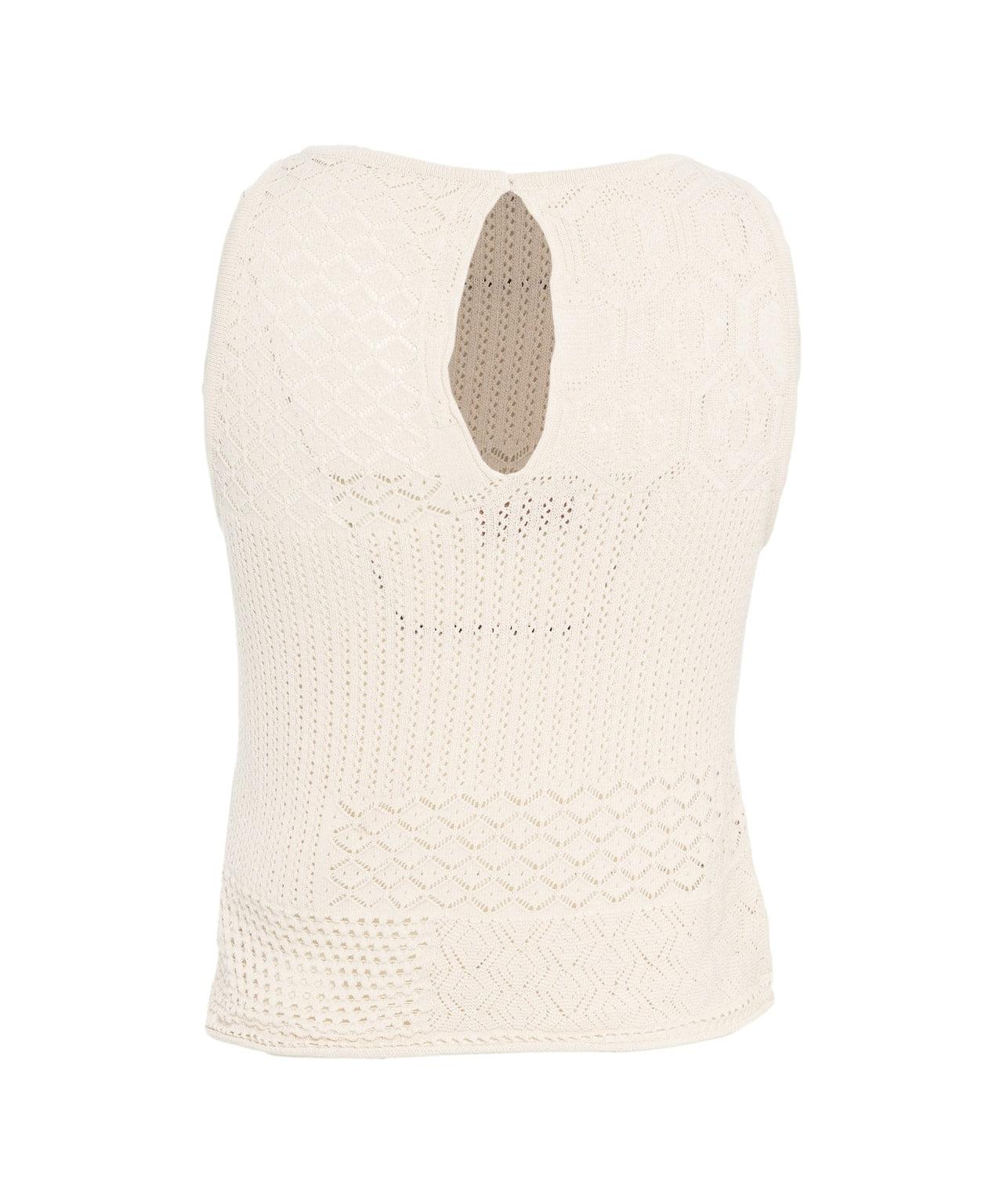 Lace crochet tank top Product Image