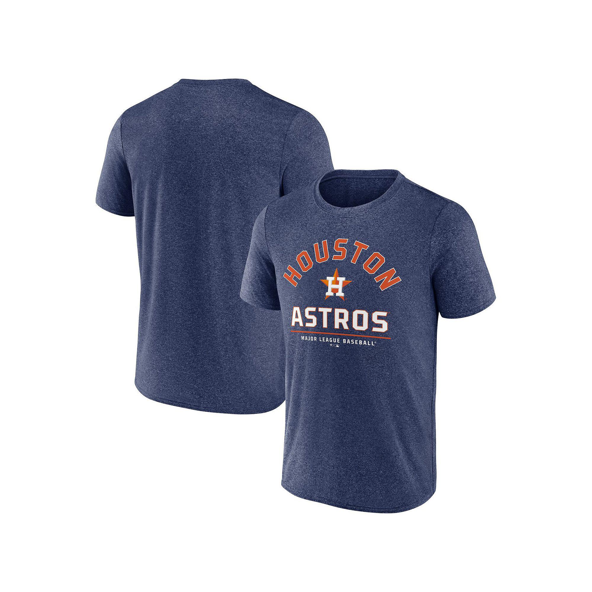 Men's Fanatics Heather Navy Houston Astros Front & Center T-Shirt,  Product Image