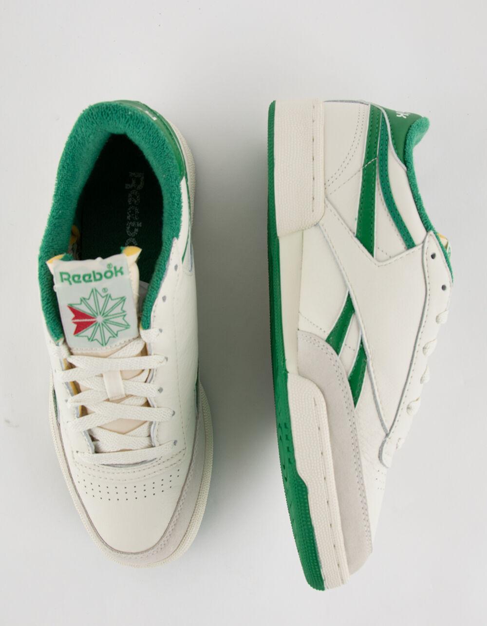 REEBOK Club C Revenge Vintage Mens Shoes - WHT/GREEN Product Image