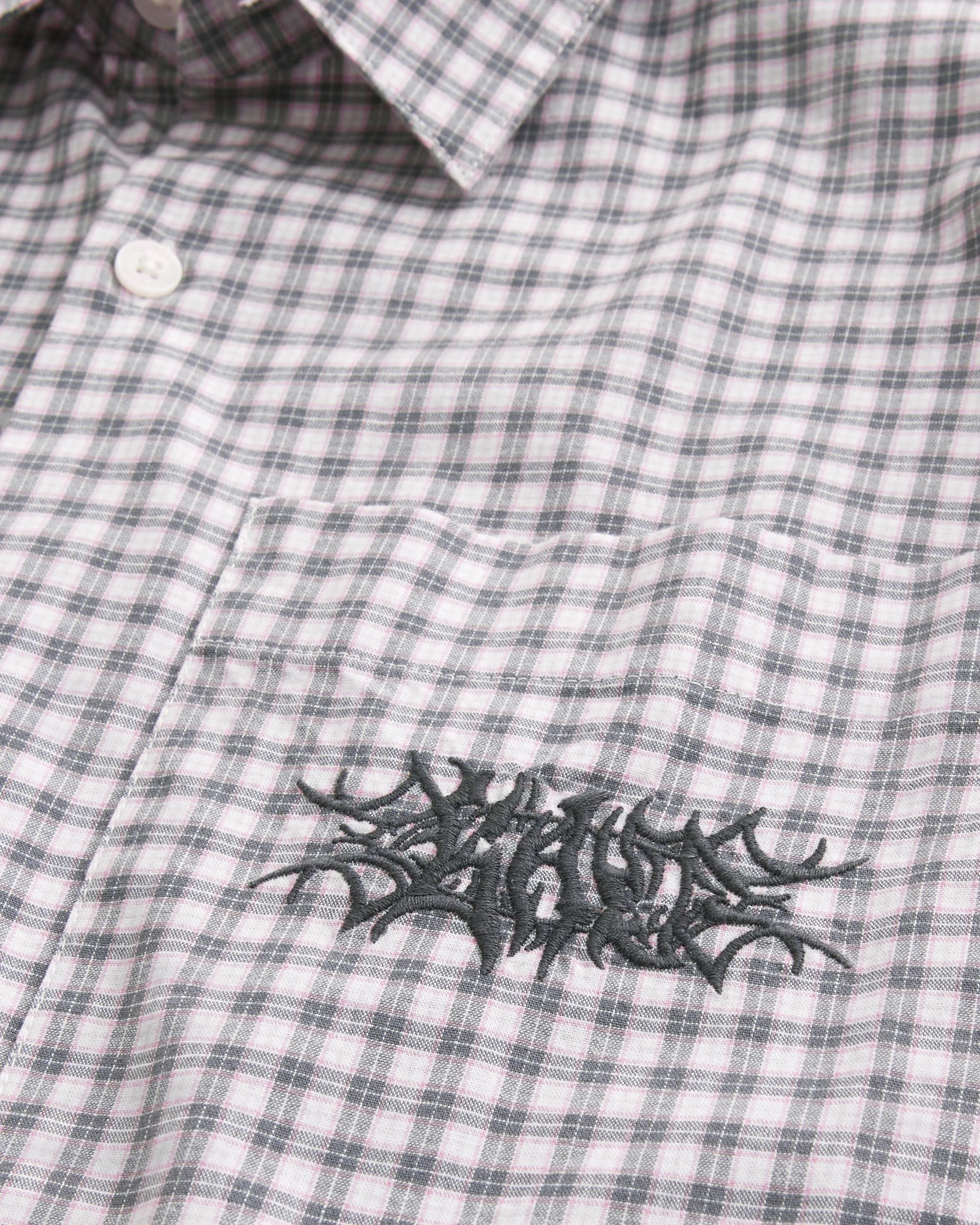 Boxy Short-Sleeve Snake Graphic Shirt Product Image