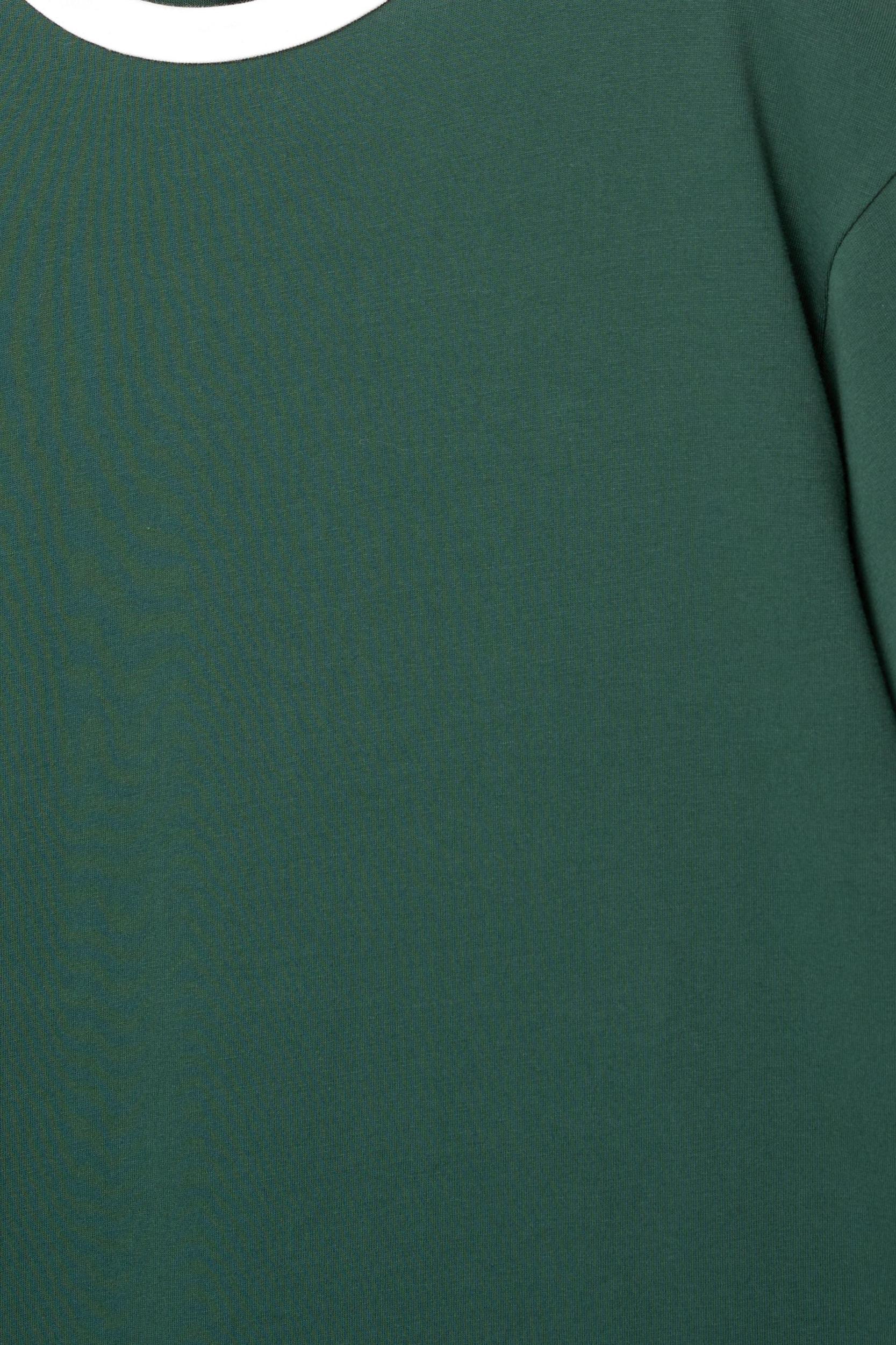 T-shirt with contrast ribbed trims Product Image