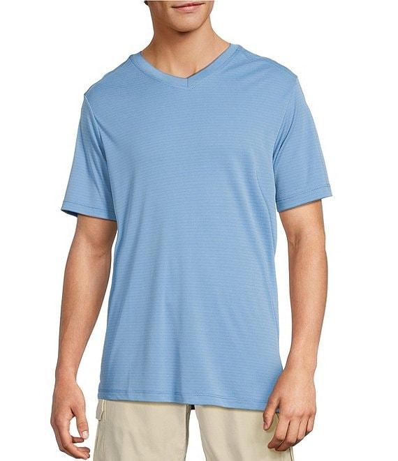 Tommy Bahama Bay Stripe V-Neck Short Sleeve T-Shirt Product Image