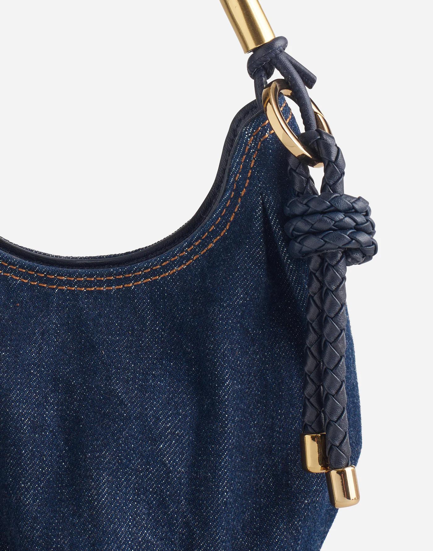 Woven Leather Bag Charm Product Image