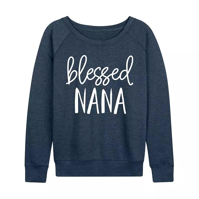 Women's Blessed Nana French Terry Long Sleeve Tee, Girl's,  Product Image