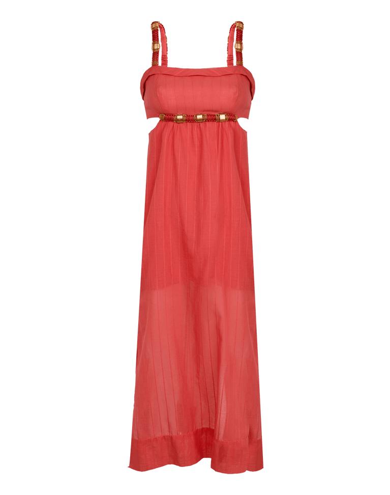Sally Midi Dress - Raspberry Product Image