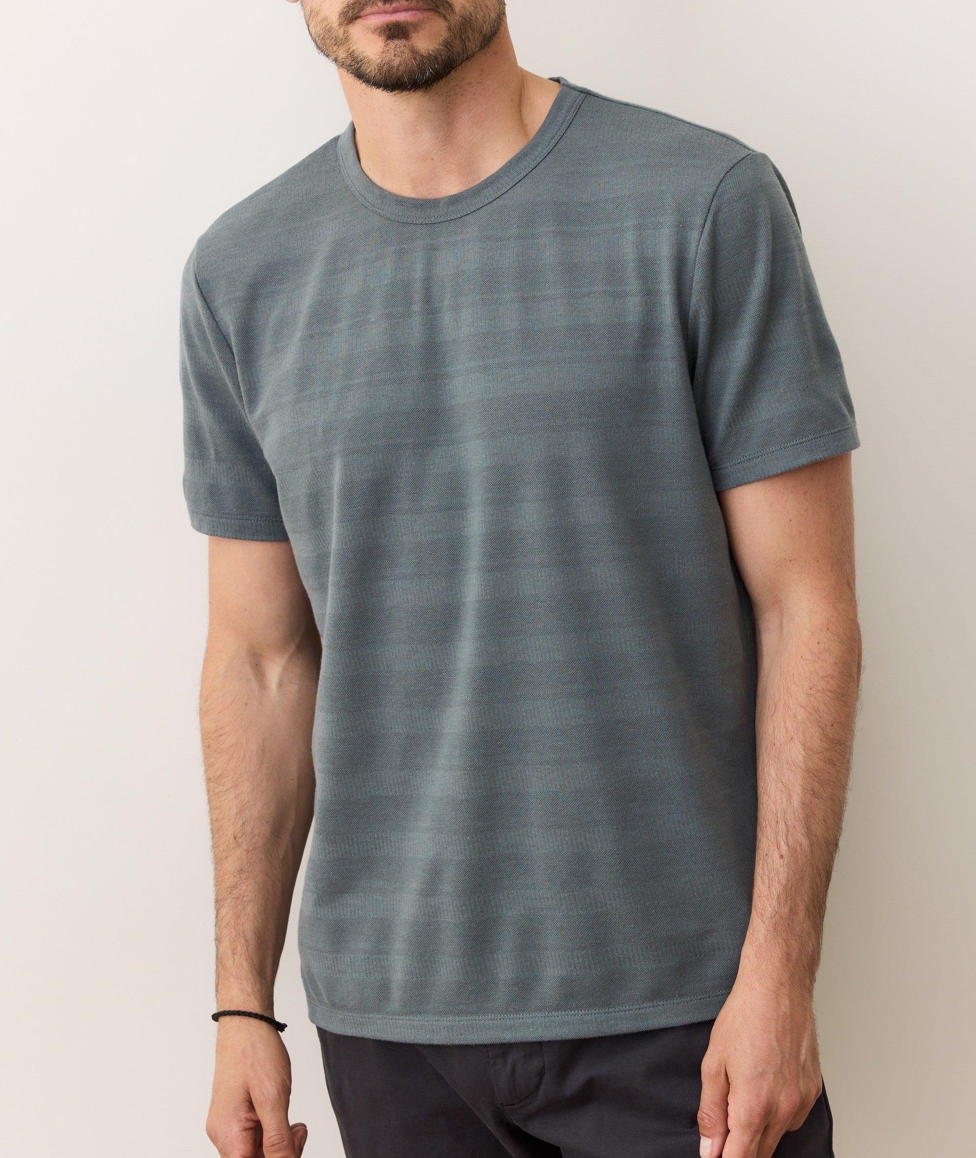Signature Jacquard Crew Tee Product Image