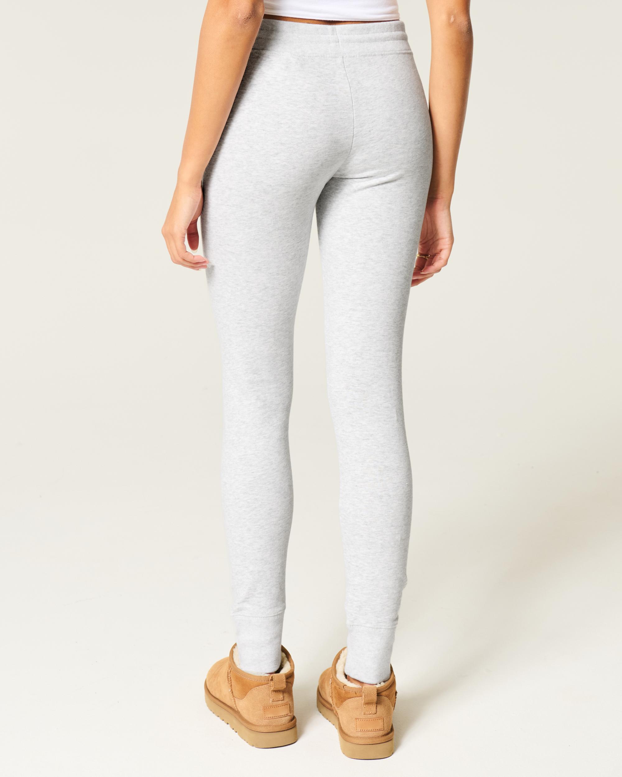 Bow Graphic Fleece Leggings Product Image