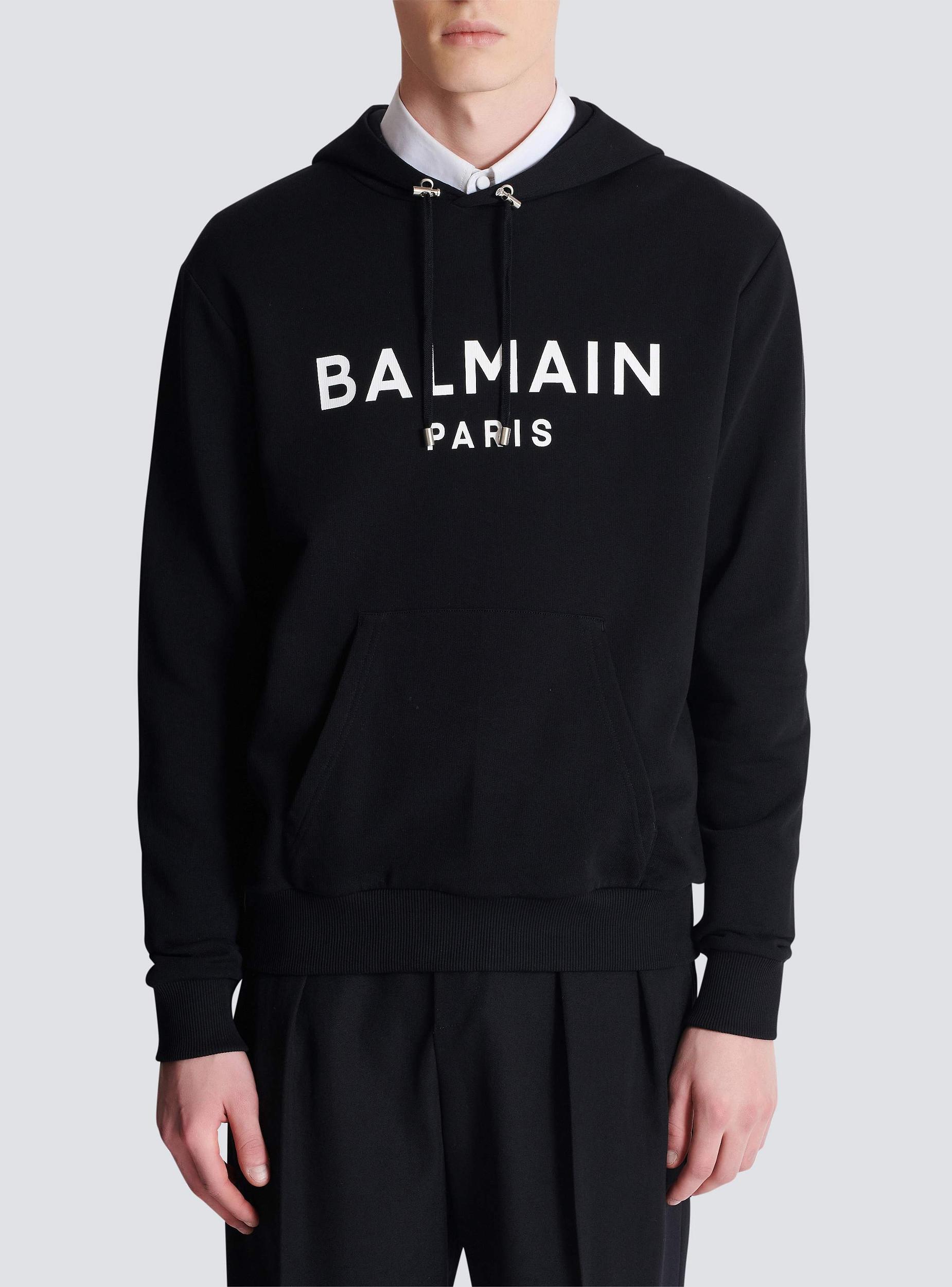 Printed Balmain Paris hoodie Product Image