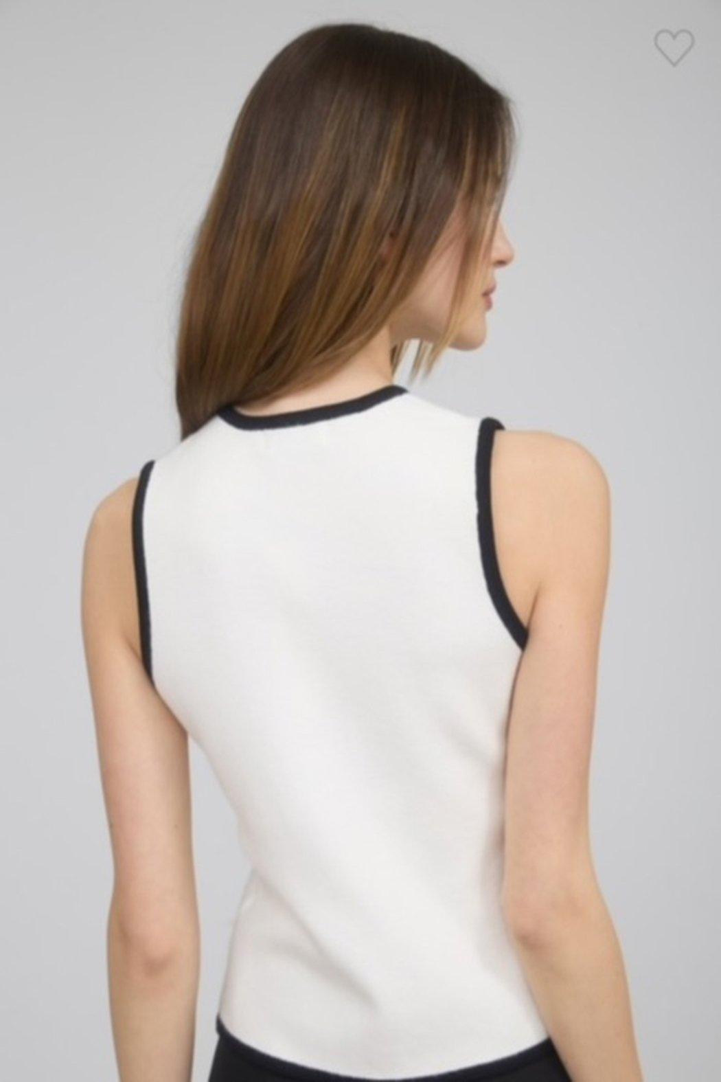 Contrast Trim Vest Product Image