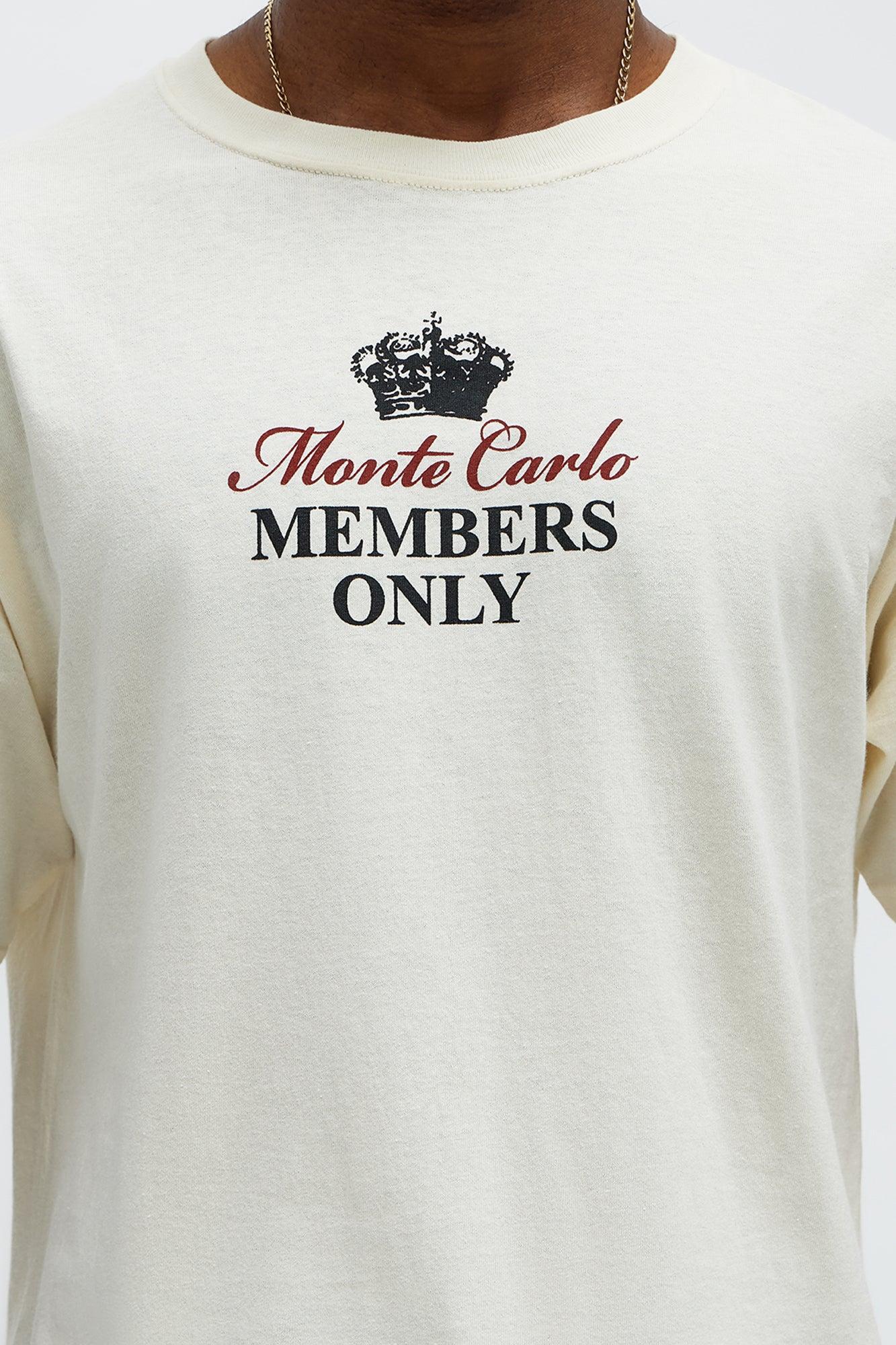 Monte Carlo Royal Club Short Sleeve Tee - Natural Male Product Image