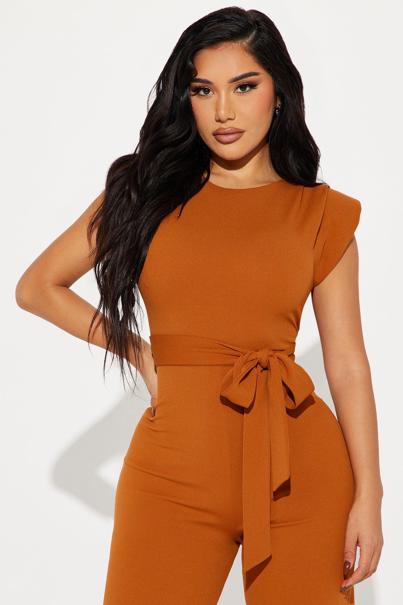 On Point Jumpsuit - Copper Product Image