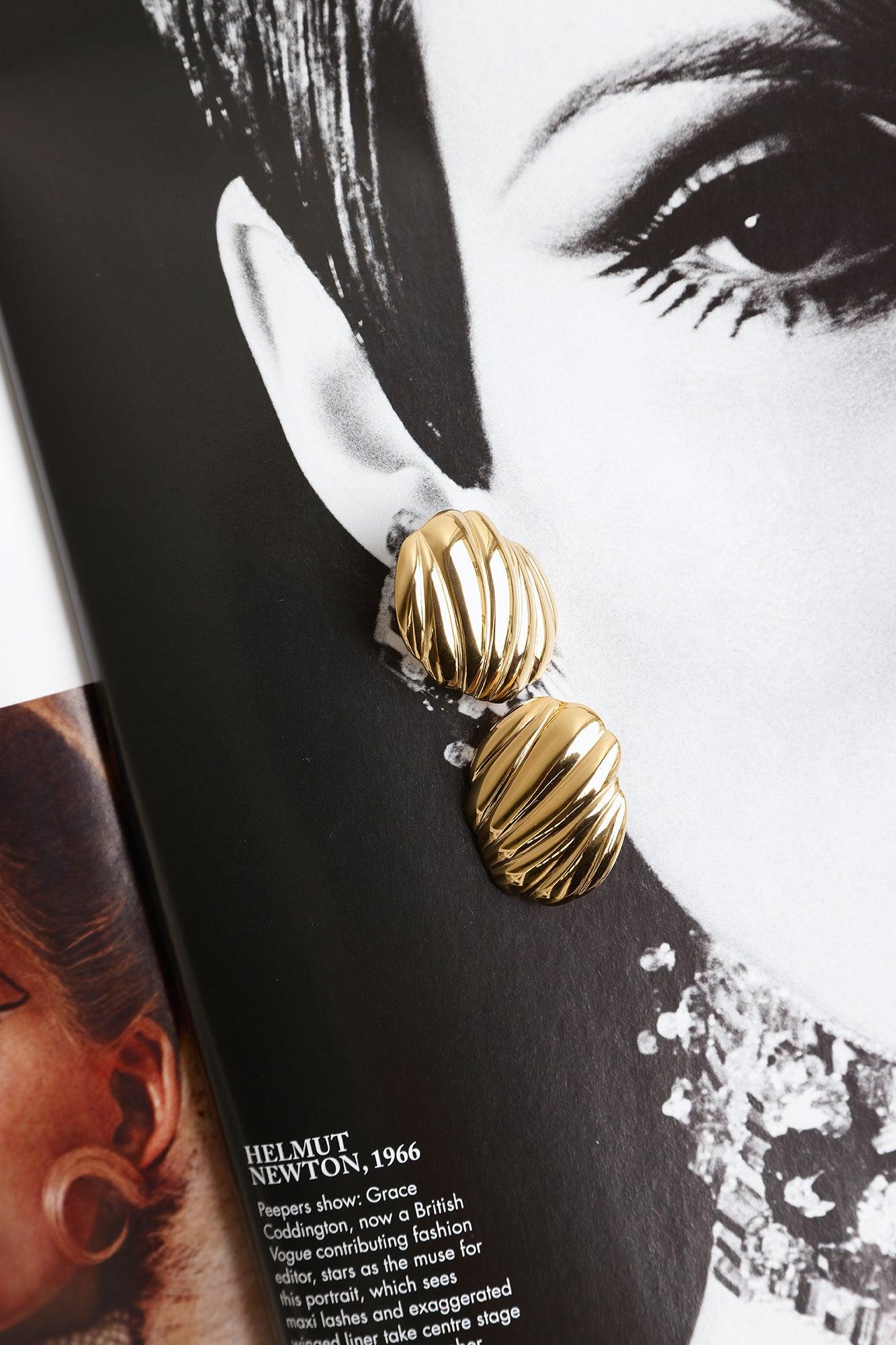 Sent With Love Earrings Gold Product Image