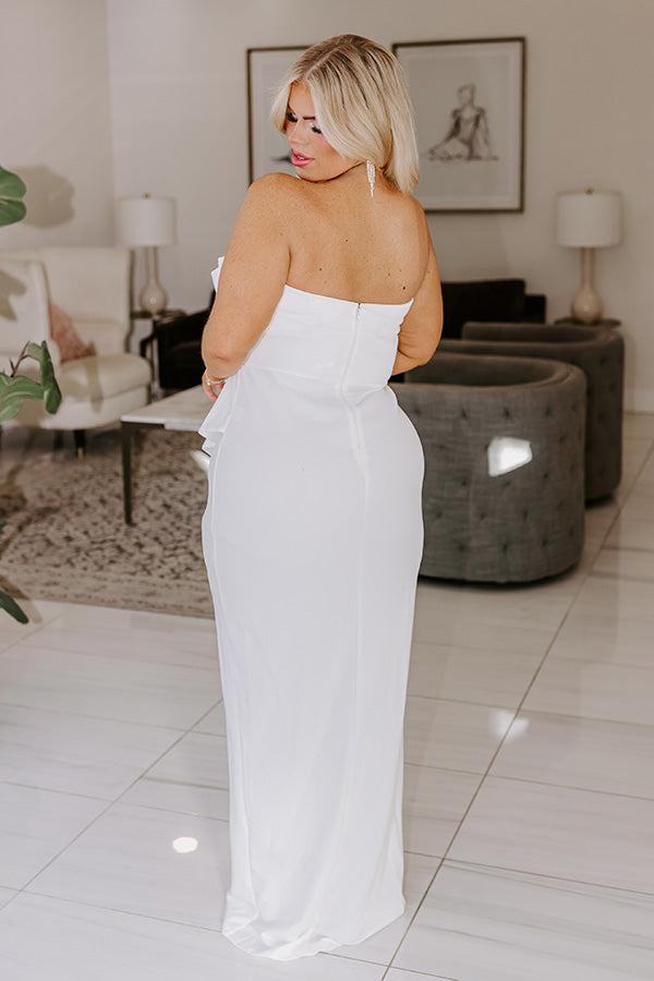 Back To You Maxi in White Curves Product Image