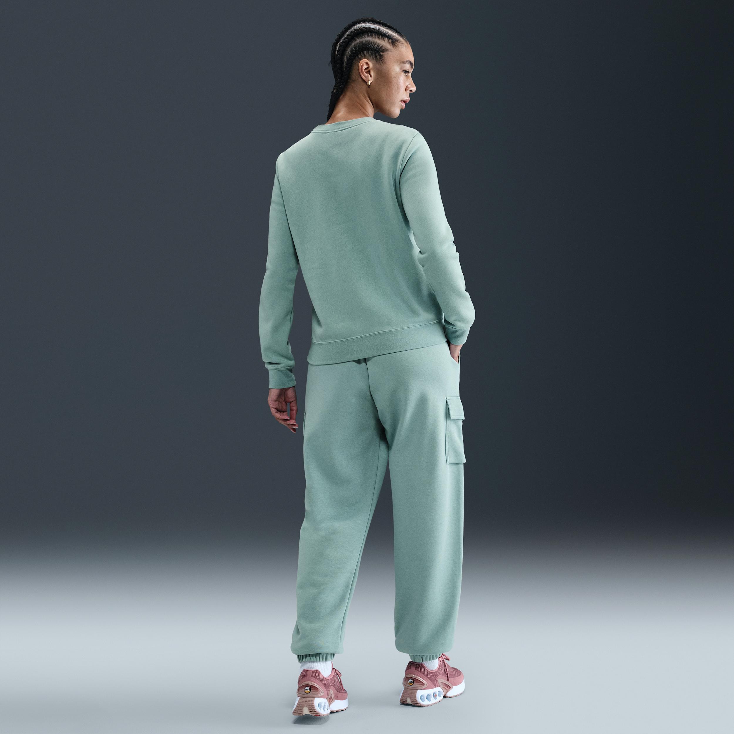 Womens Nike Sportswear Club Fleece Mid-Rise Oversized Cargo Sweatpants | DQ5196-017 Product Image