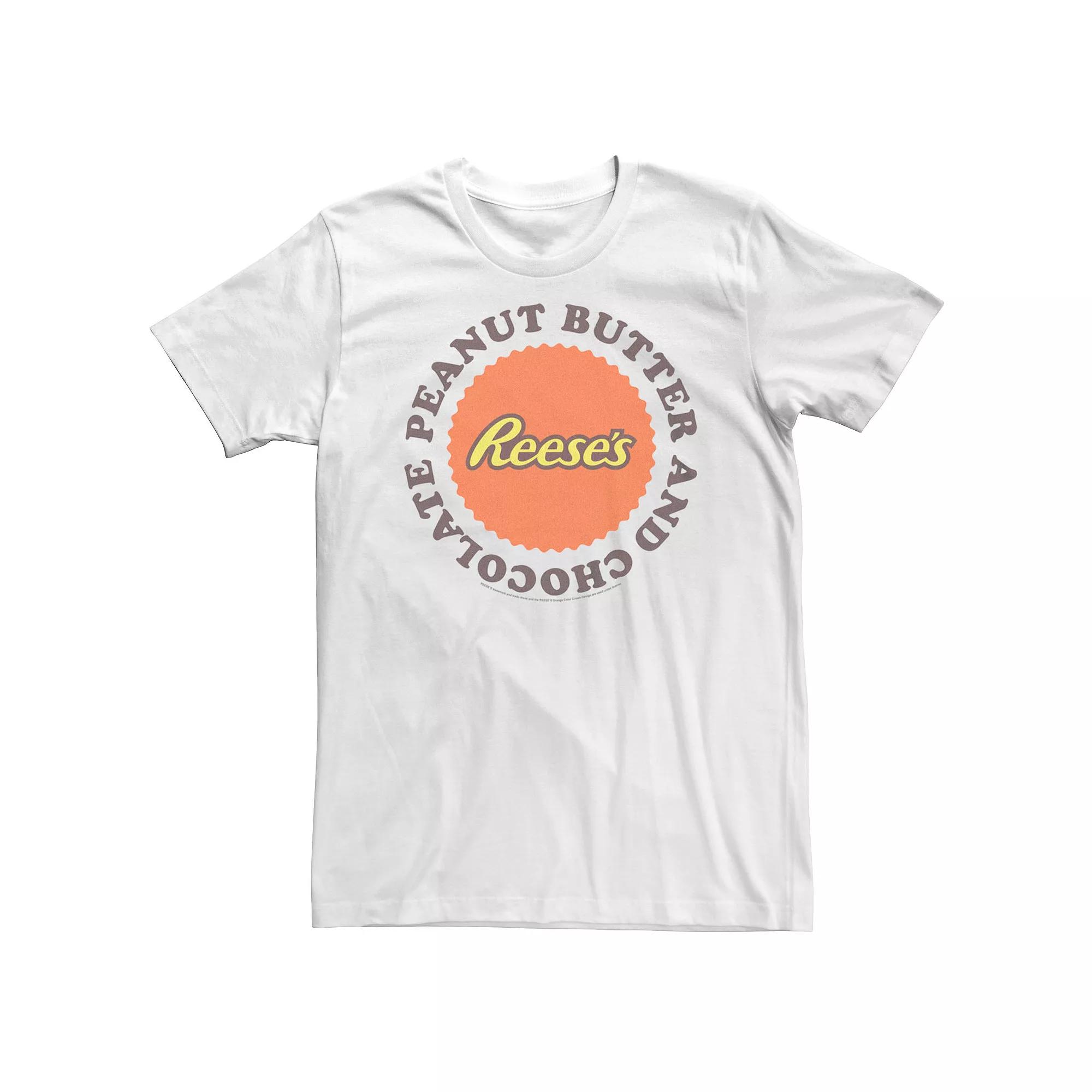 Big & Tall Reeses Peanut Butter And Chocolate Tee, Men's, Size: XXL Tall, White Product Image