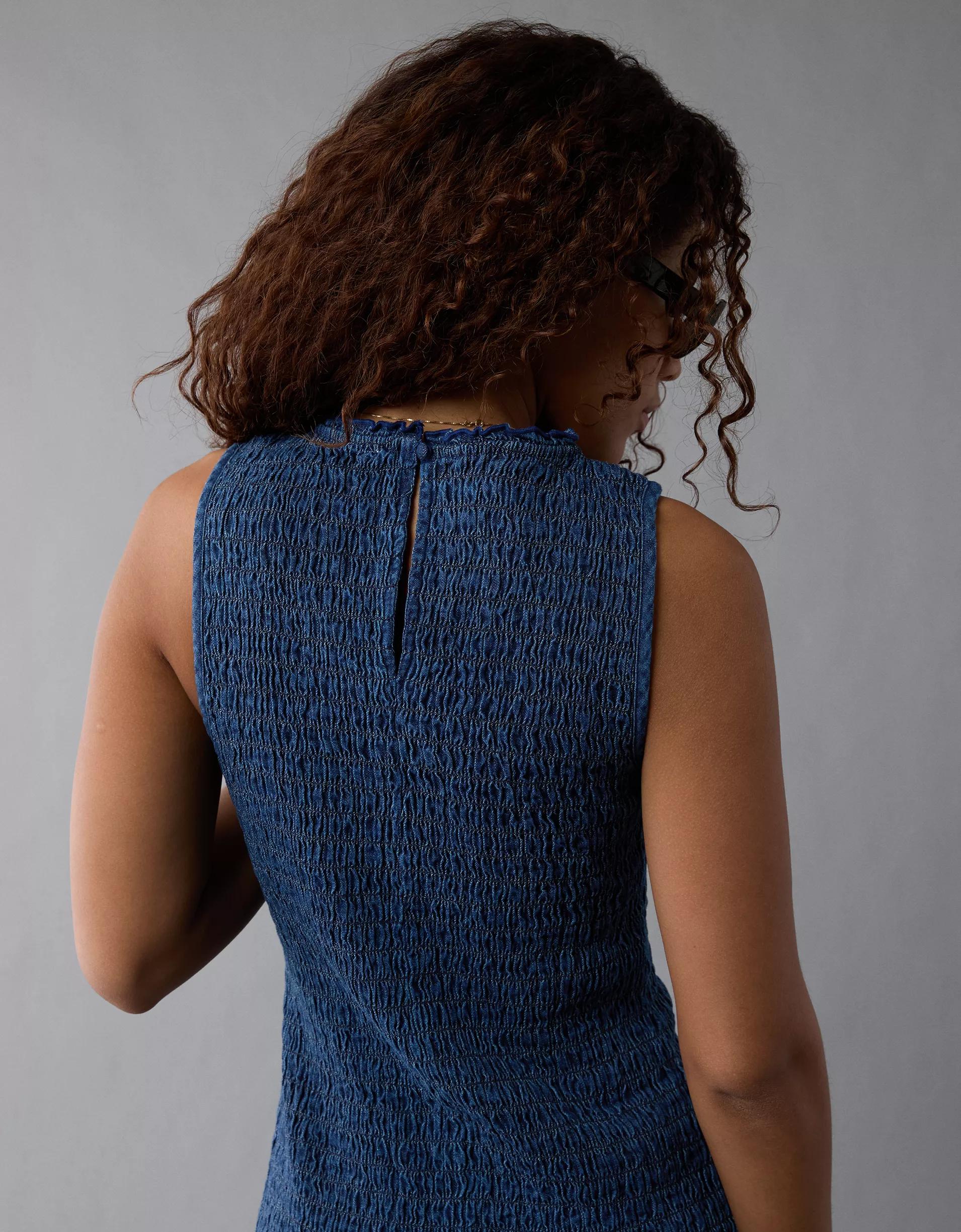 AE Smocked Bodycon Mini Dress Product Image