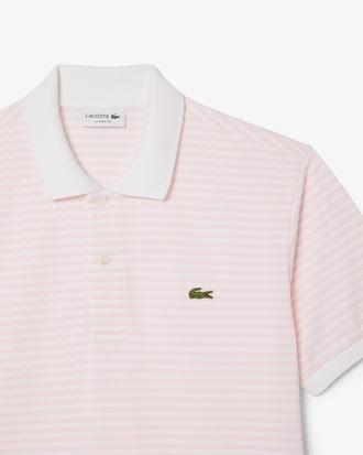 Men's Classic Fit L.12.12 Striped Petit Piqué Polo Product Image