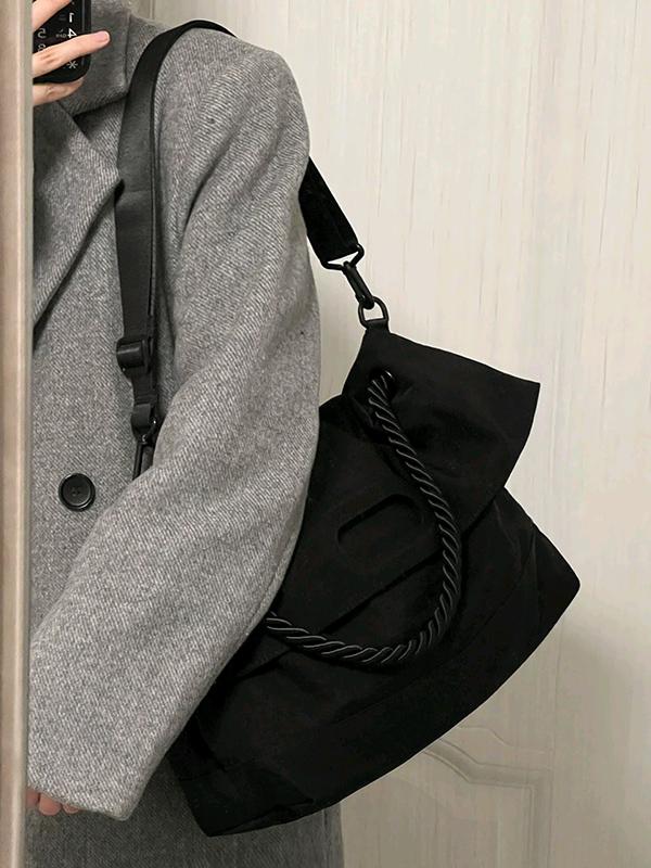 Classic Solid Color Bags Accessories Crossbody Bags Product Image