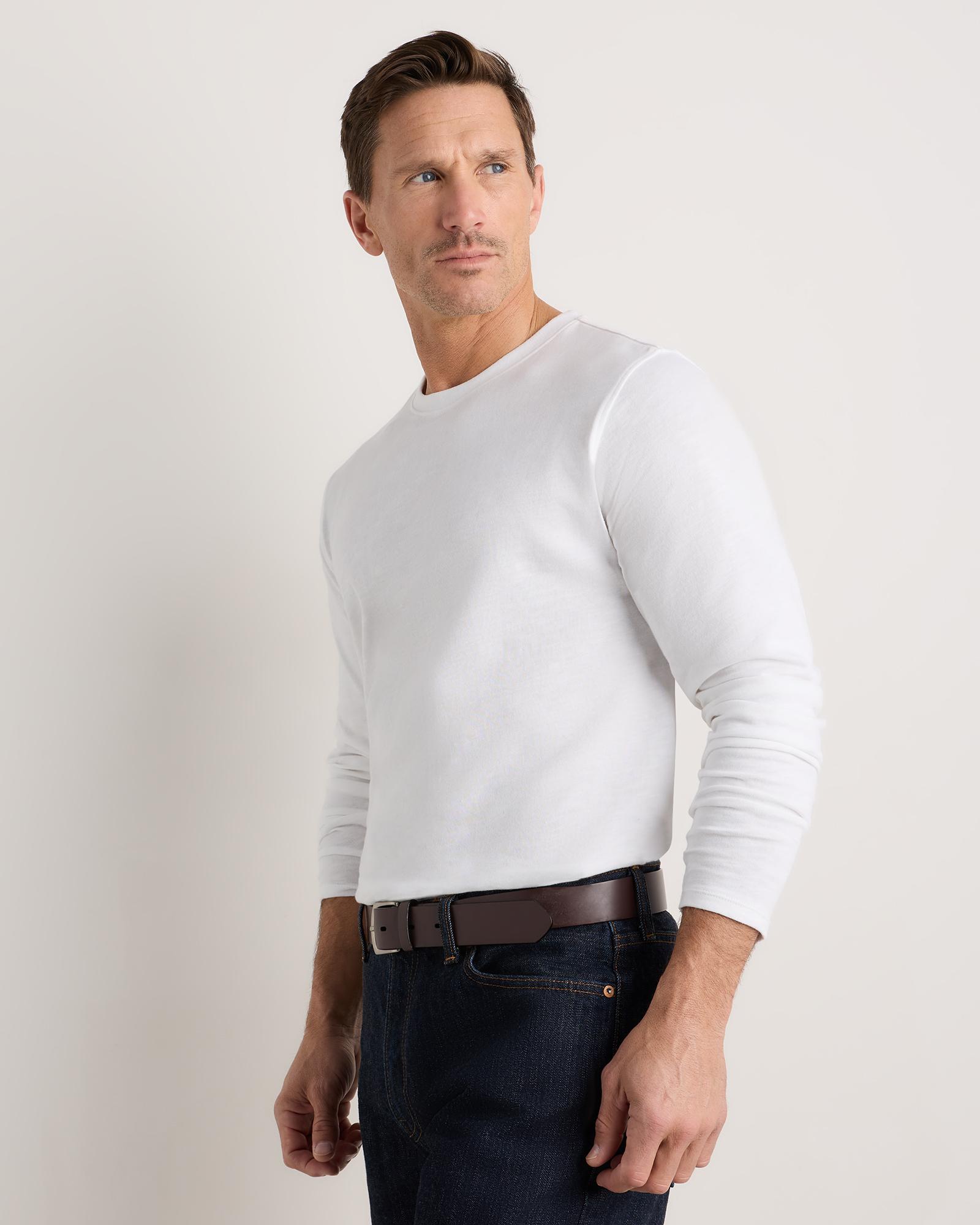Quince | Men's Slub Long Sleeve T-Shirt Size XL, Organic Cotton Product Image