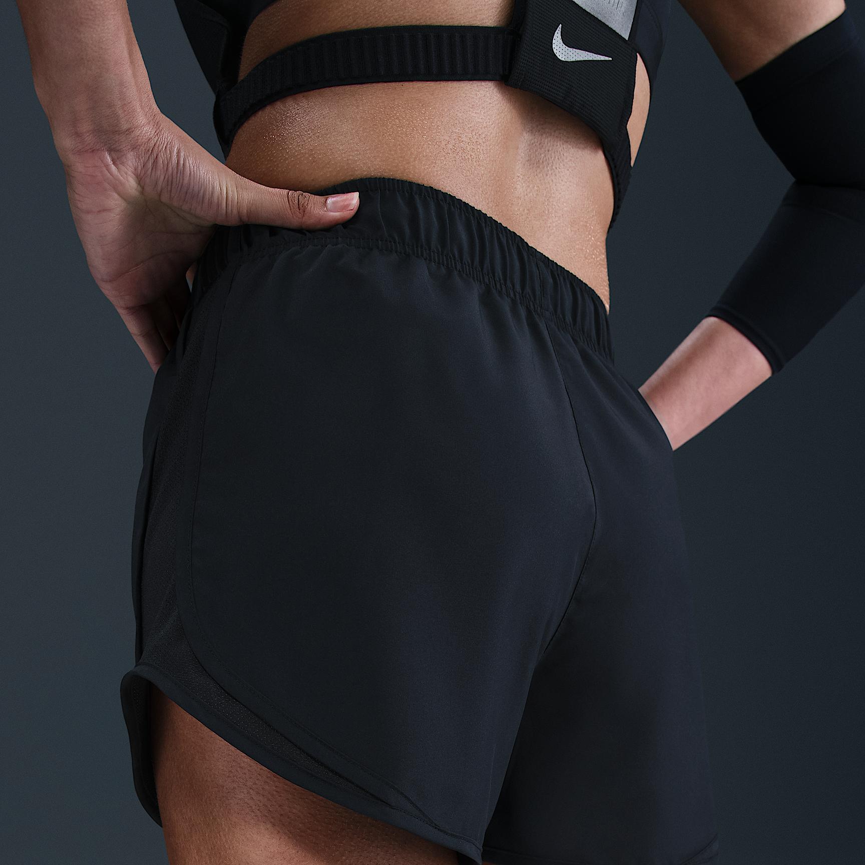 Nike Womens Tempo Dri-FIT Mid-Rise Brief-Lined Running Shorts | IF4134-010 Product Image