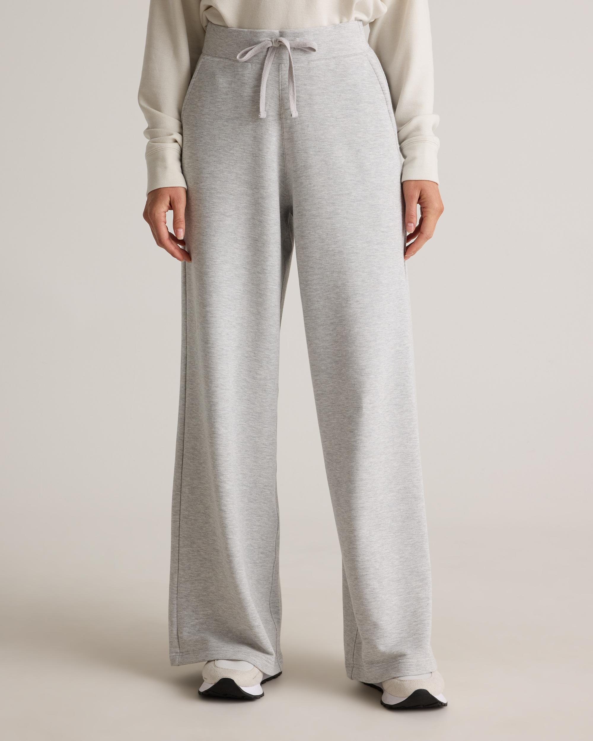 Quince | Women's SuperSoft Fleece Wide Leg Pants Size XL, Lenzing Modal Product Image