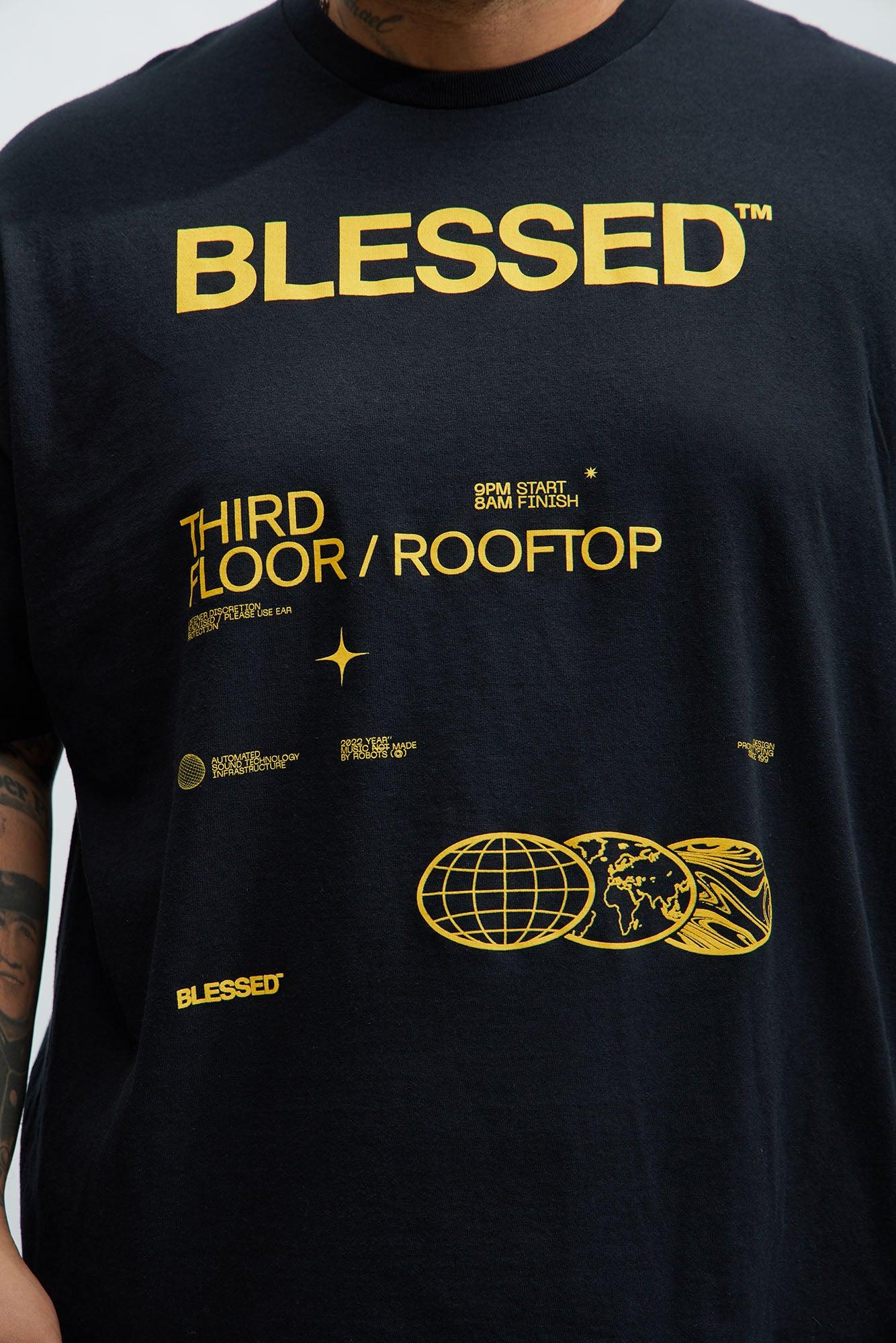 Highly Blessed Short Sleeve Tee - Black Product Image