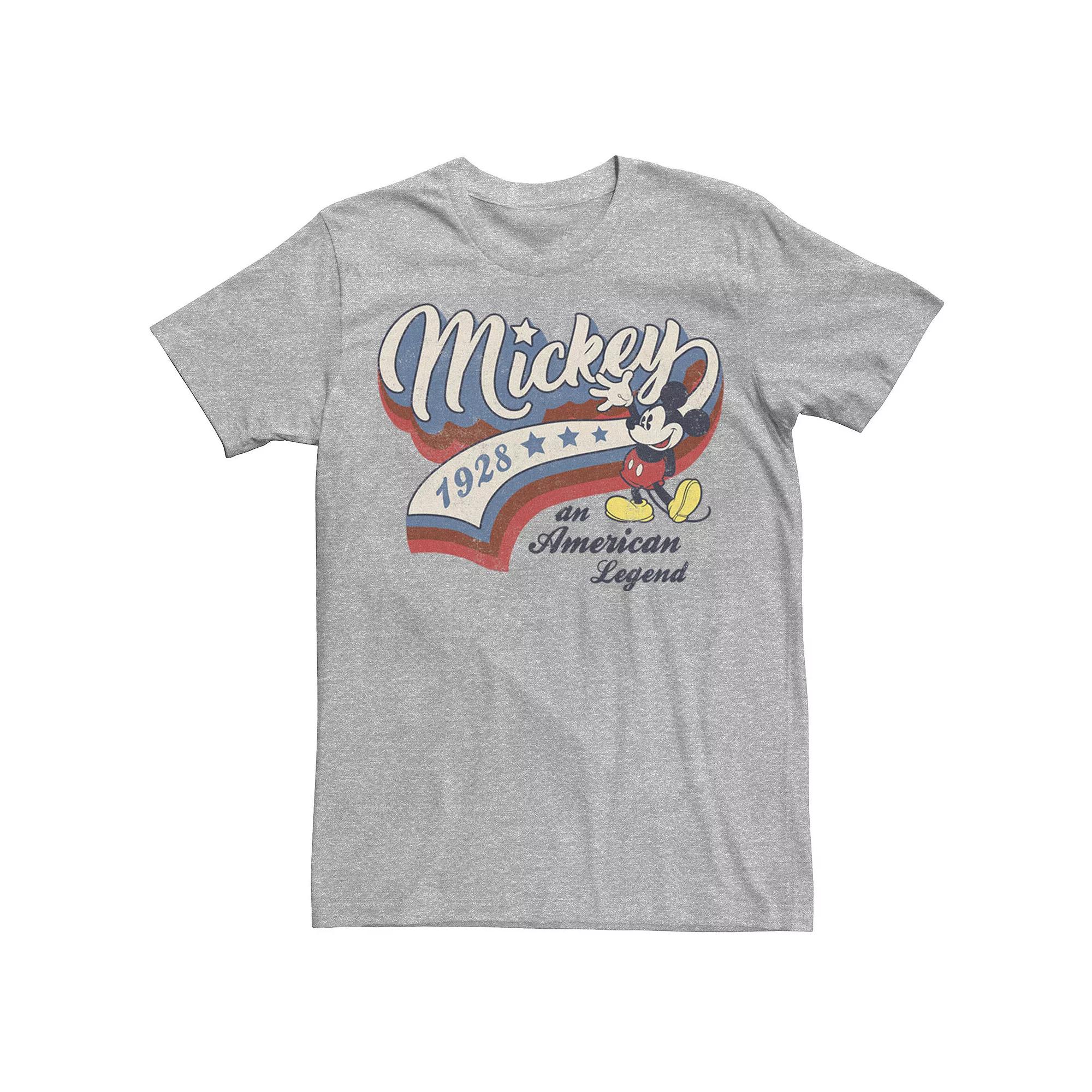 Disney's Mickey & Friends Men's Mickey American Legend 1928 Tee,  Product Image
