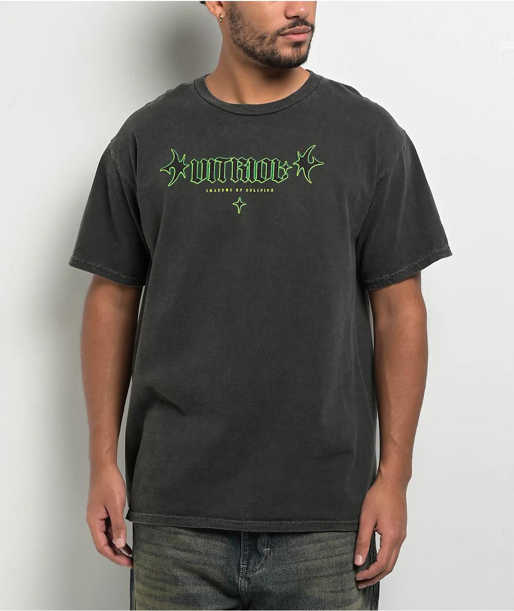 Vitriol Shadow Of Oblivion Charcoal T-Shirt Product Image