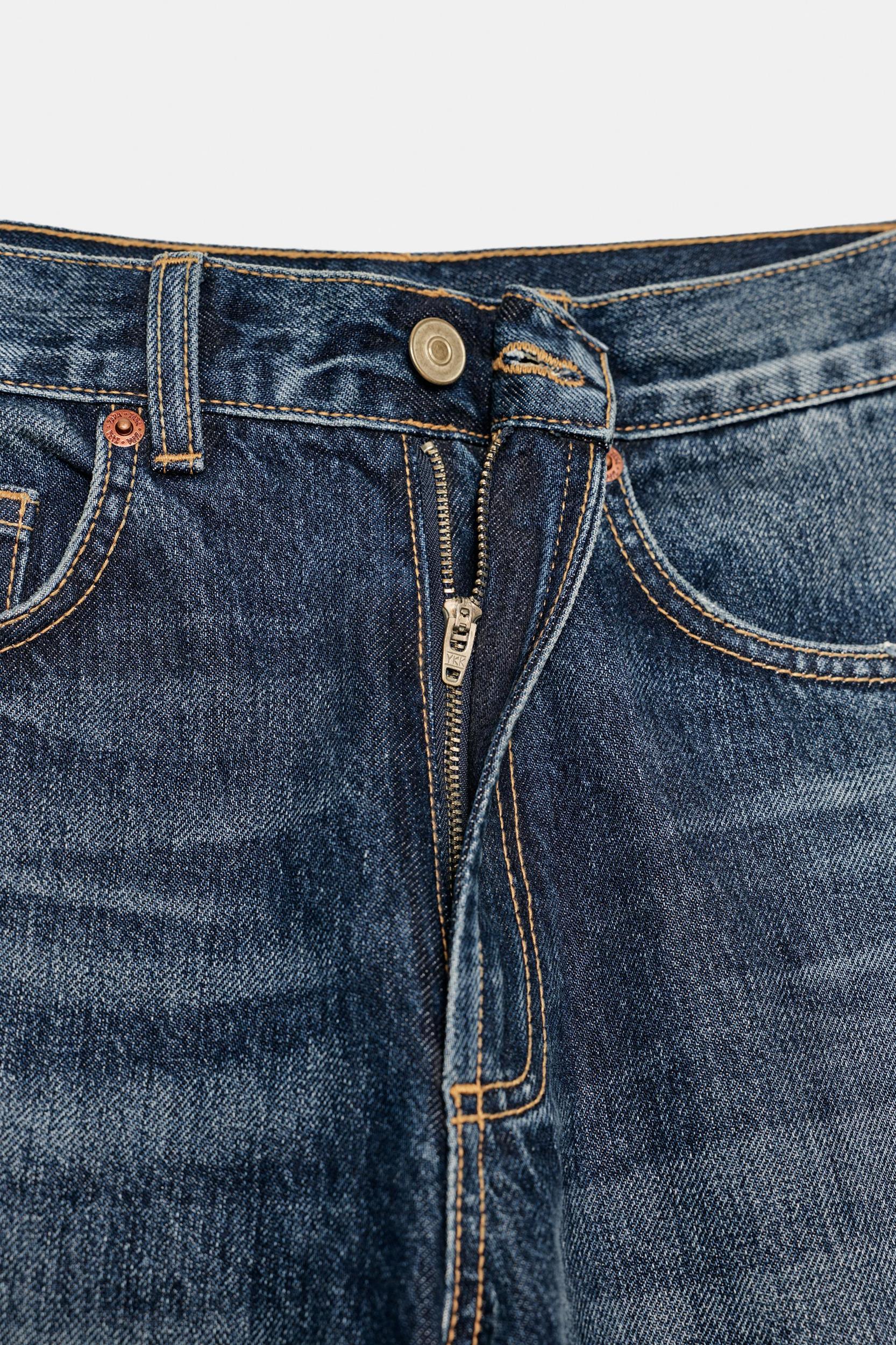 TRF HIGH WAIST WIDE LEG FULL LENGTH JEANS Product Image