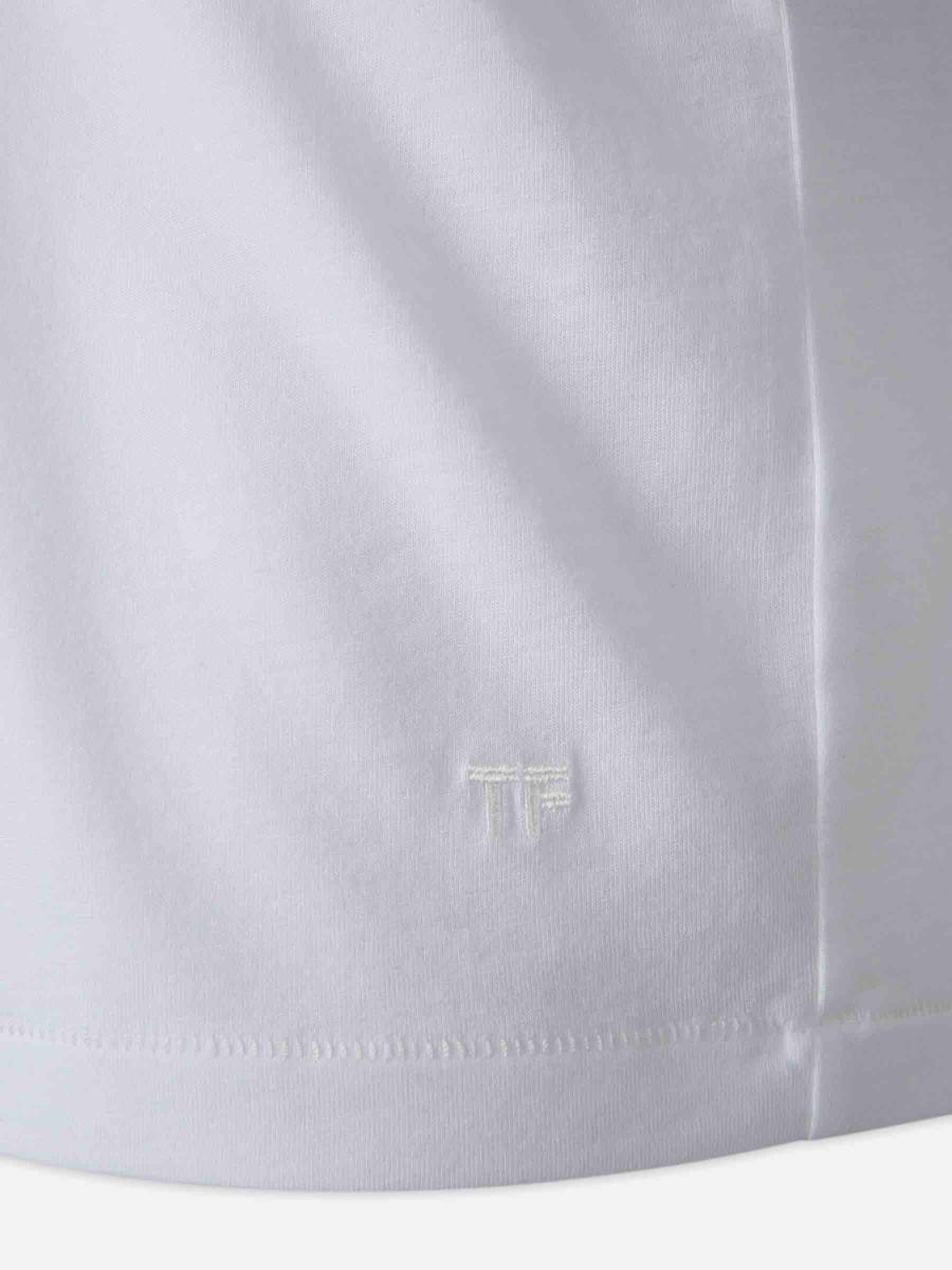 TOM FORD Stretch Cotton & Modal Jersey T-shirt In White Product Image