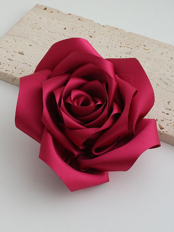Flower Shape Solid Color Brooch Accessories Product Image
