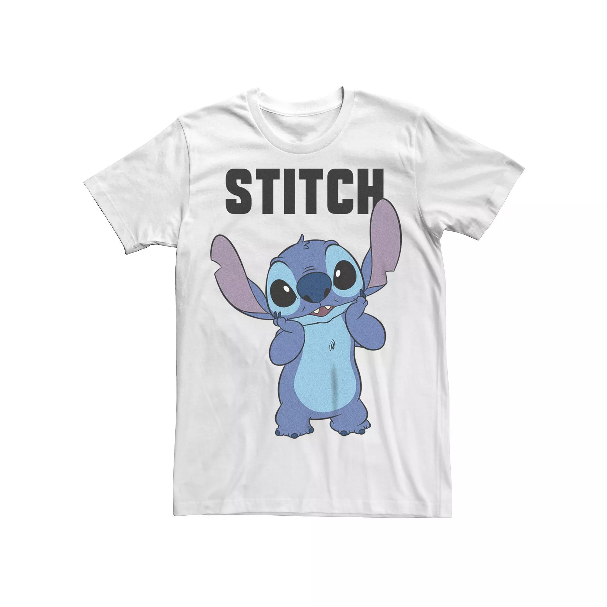 Disney's Lilo & Stitch Men's Cute Bashful Tee,  Product Image