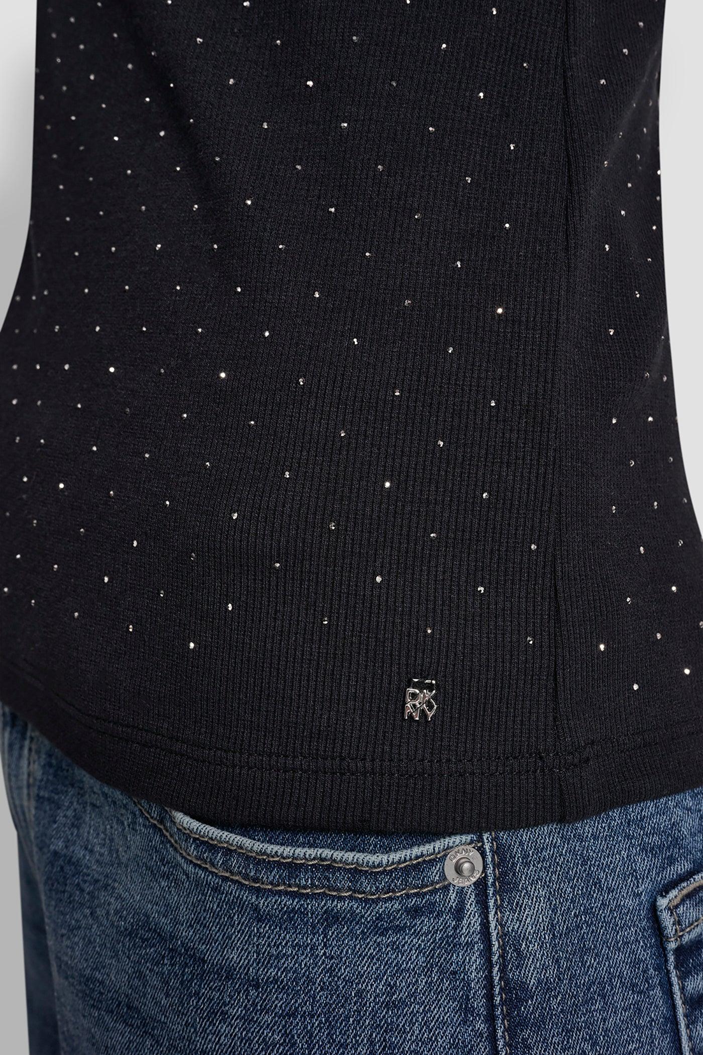 RHINESTONES V-NECK TANK Product Image