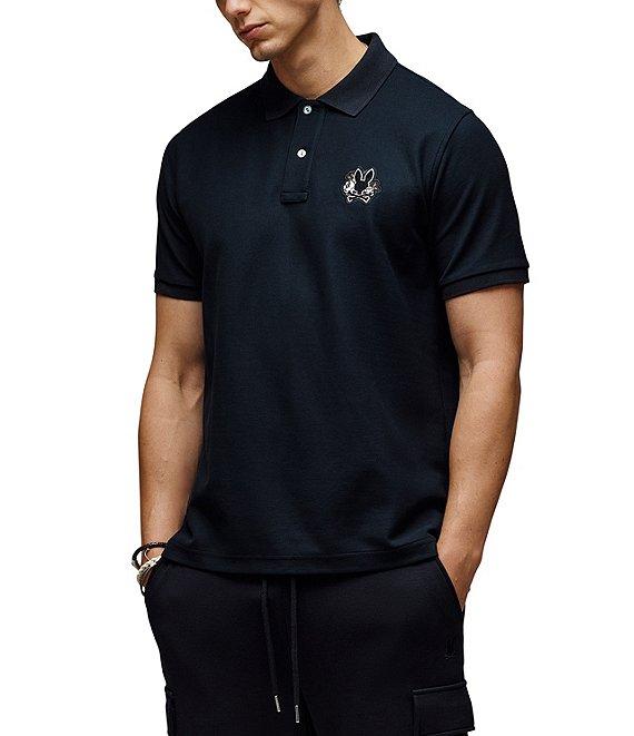 Psycho Bunny Auguste Pique Short Sleeve Polo Shirt Product Image