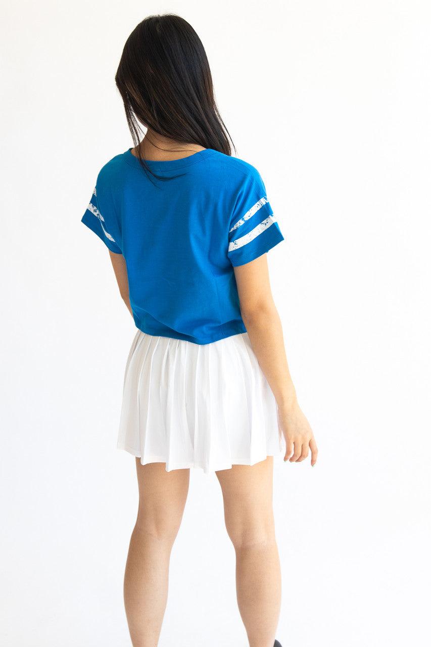 Football Jersey Crop T-Shirt Product Image