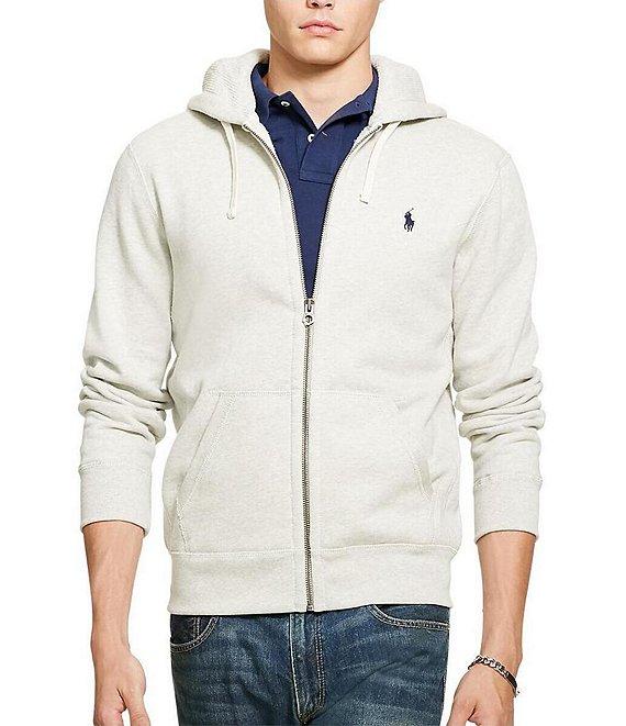 Polo Ralph Lauren Classic Solid Full Front Zip Fleece Hoodie Product Image