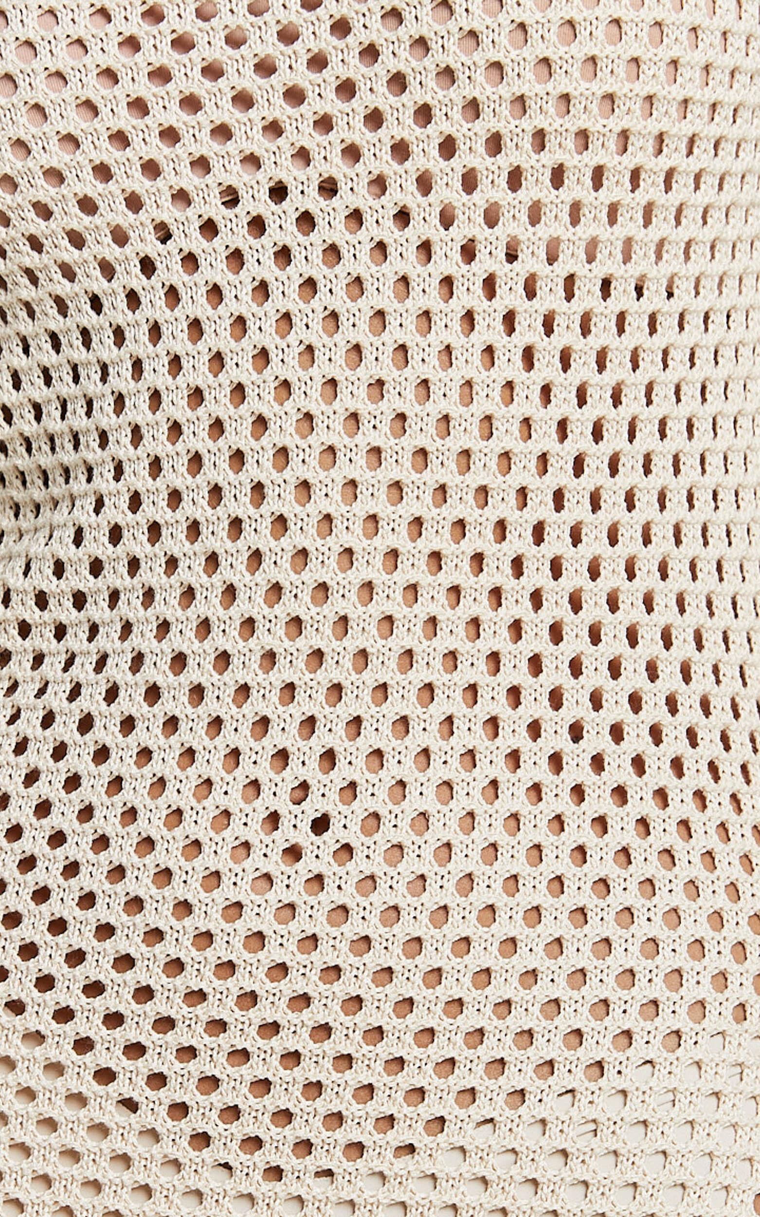 Seven Wonders - Shamine Midi Dress in SAND Product Image