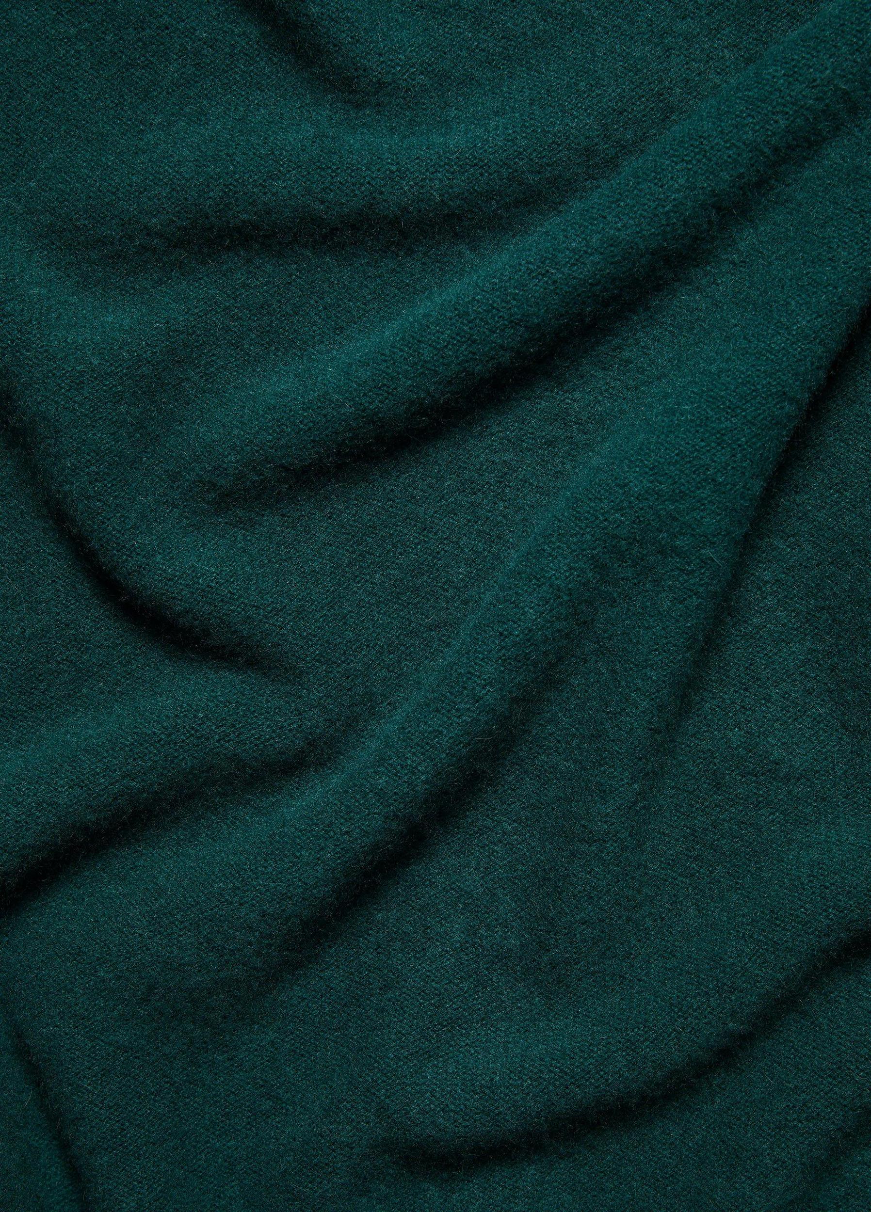 Plush Cashmere Funnel Neck Poncho Product Image