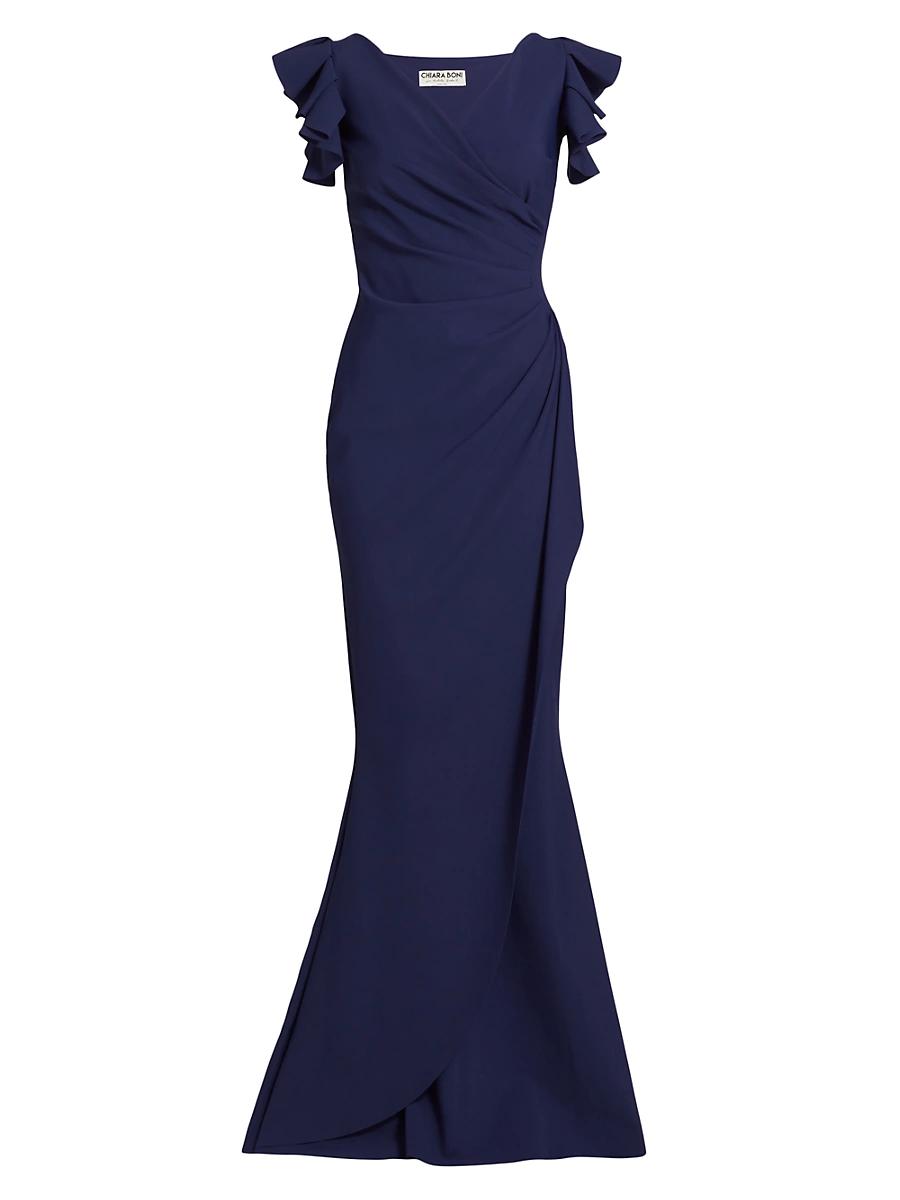 Womens Beaurisse Ruffle Gown Product Image