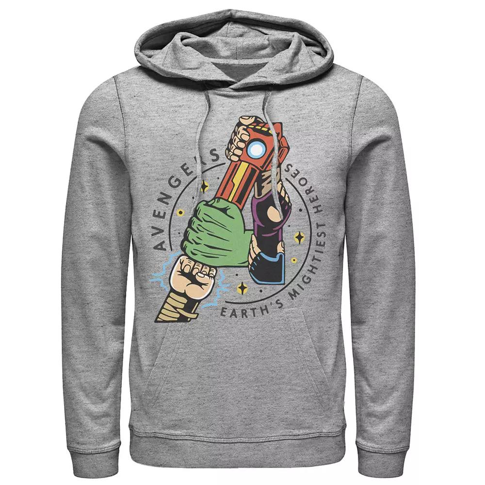 Men's Marvel Avengers Lock Arms Chest Logo Hoodie,  Product Image