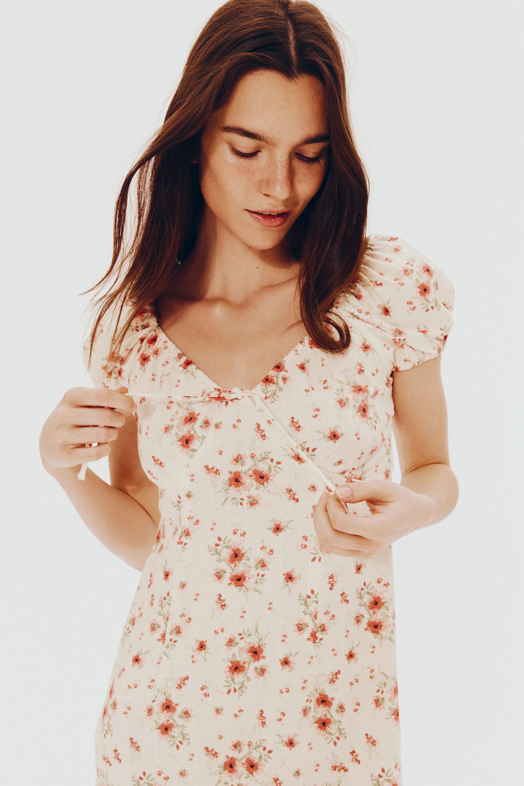 Tie-Detail Maxi Dress Product Image