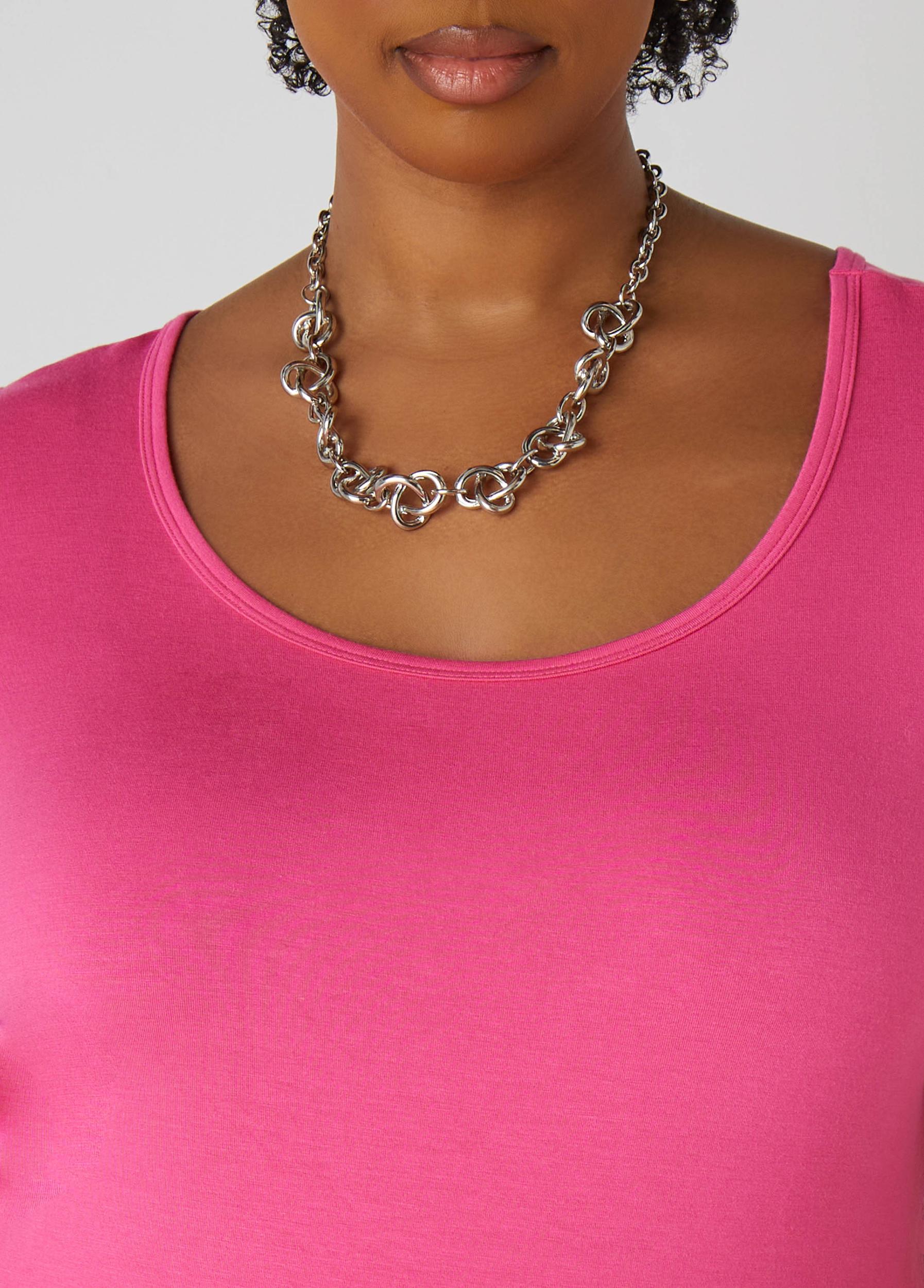 Plus Size The Basic Jersey Tee Ashley Stewart Product Image