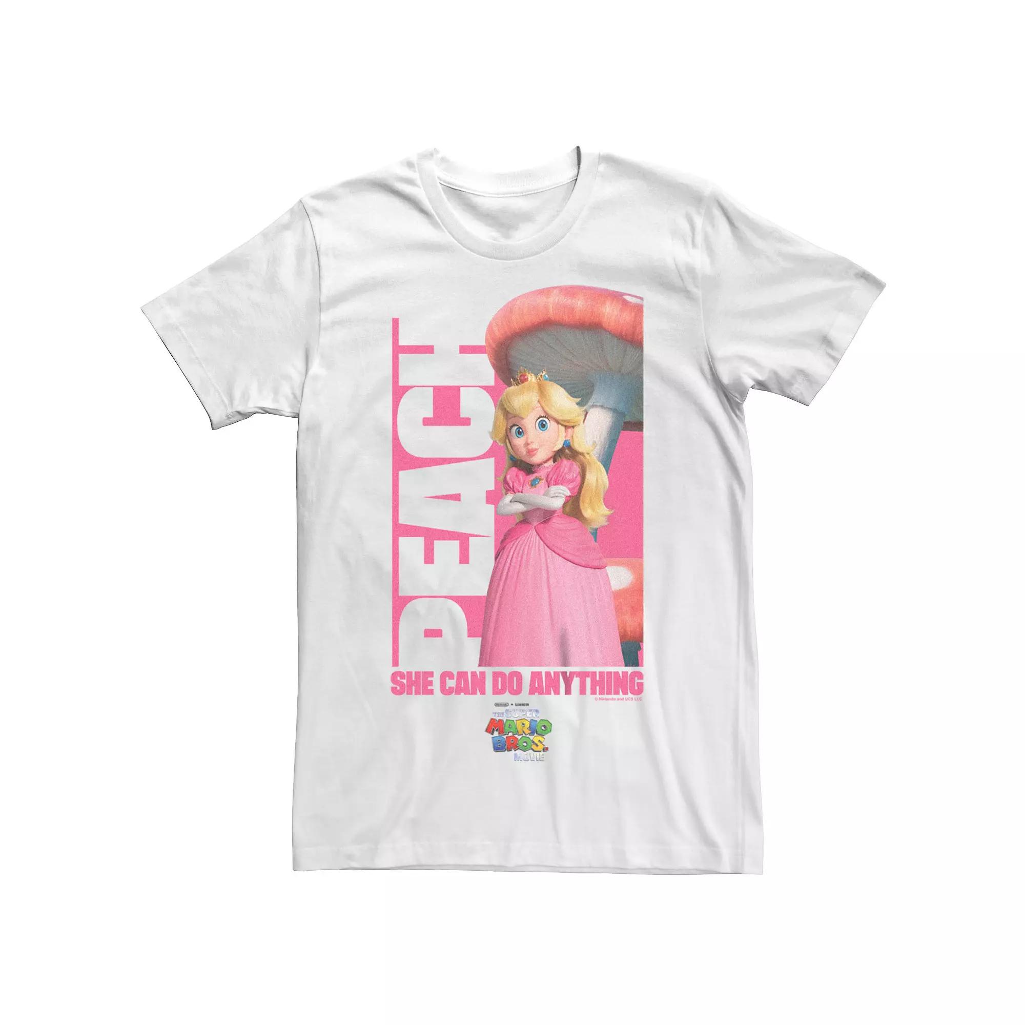 Men's The Super Mario Bros. Movie Princess Peach Can Do Anything Graphic Tee,  Product Image