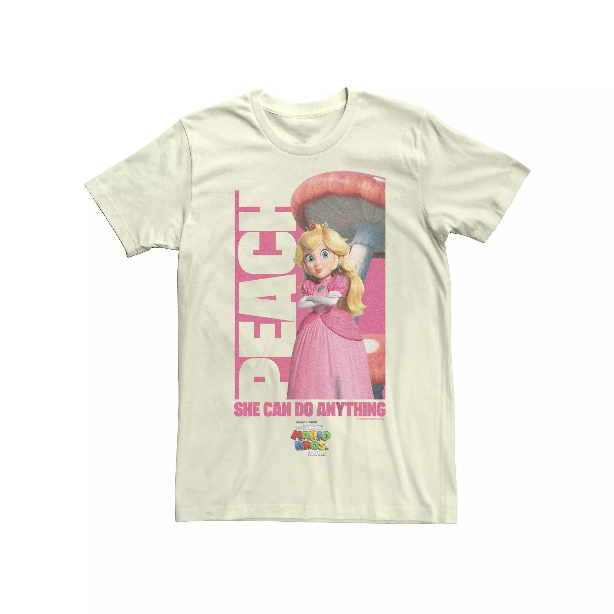 Men's The Super Mario Bros. Movie Princess Peach Can Do Anything Graphic Tee,  Product Image