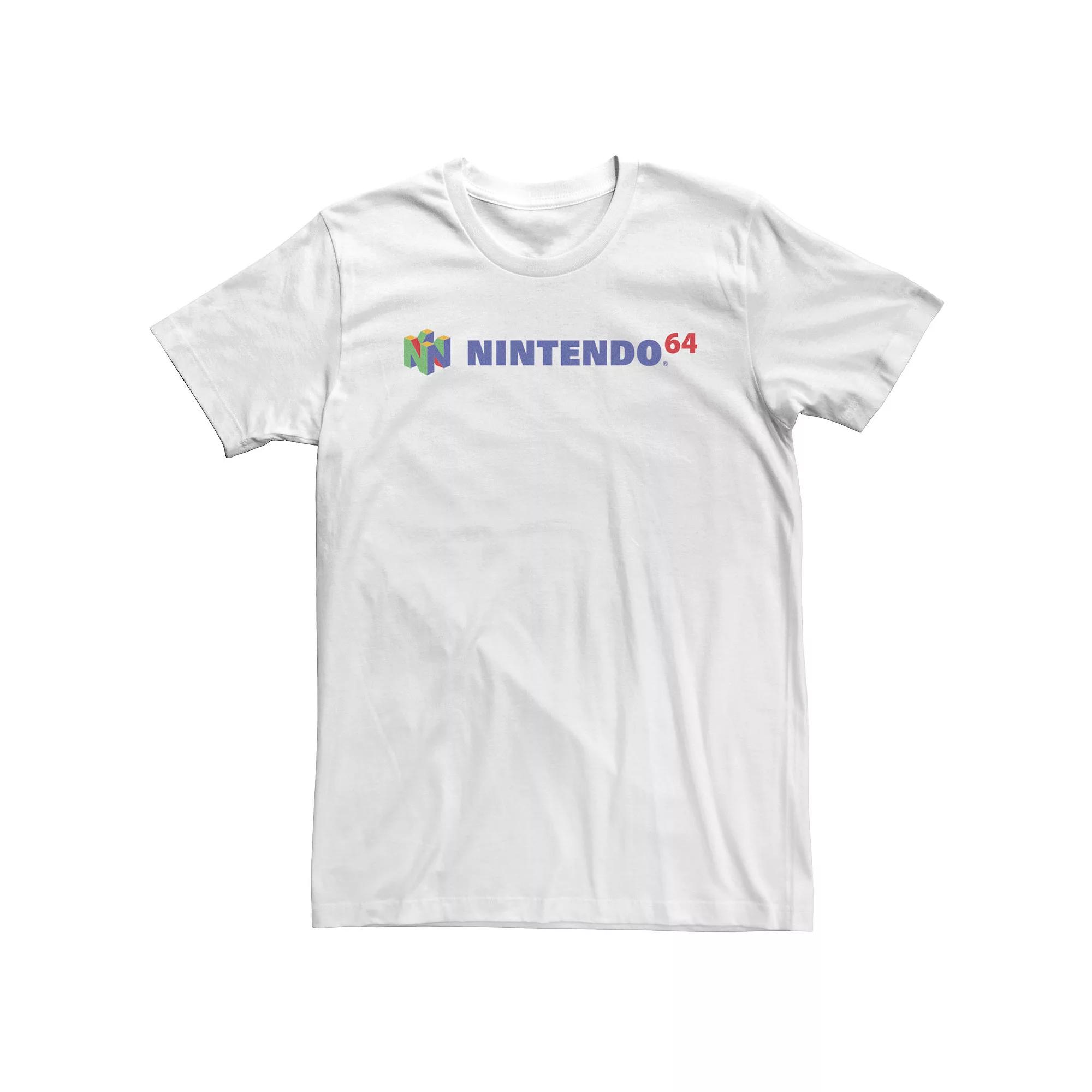Big & Tall Nintendo Classic Full N64 Logo Tee, Men's,  Product Image