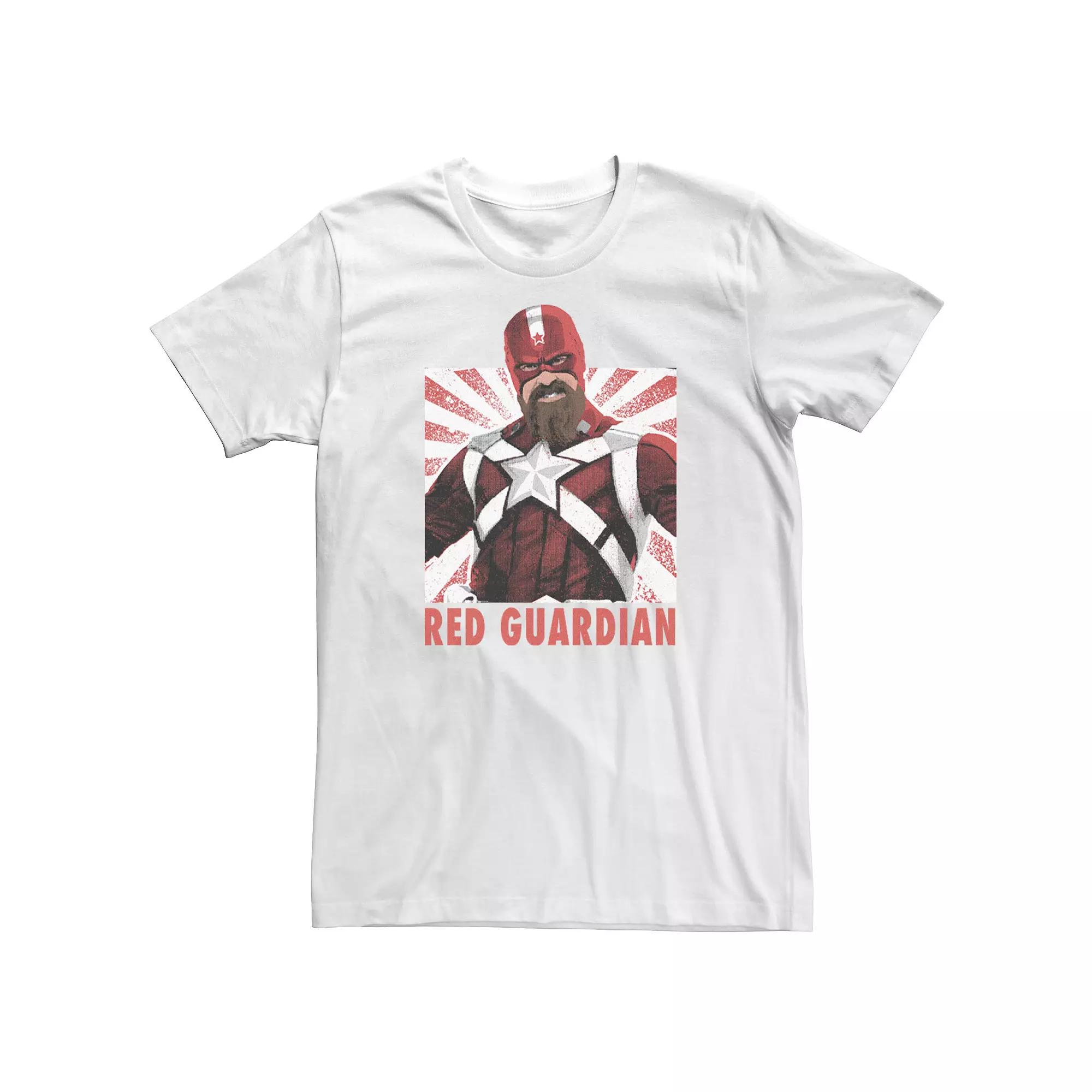 Big & Tall Marvel Black Widow Red Guardian Graphic Style Portrait Tee, Men's,  Product Image