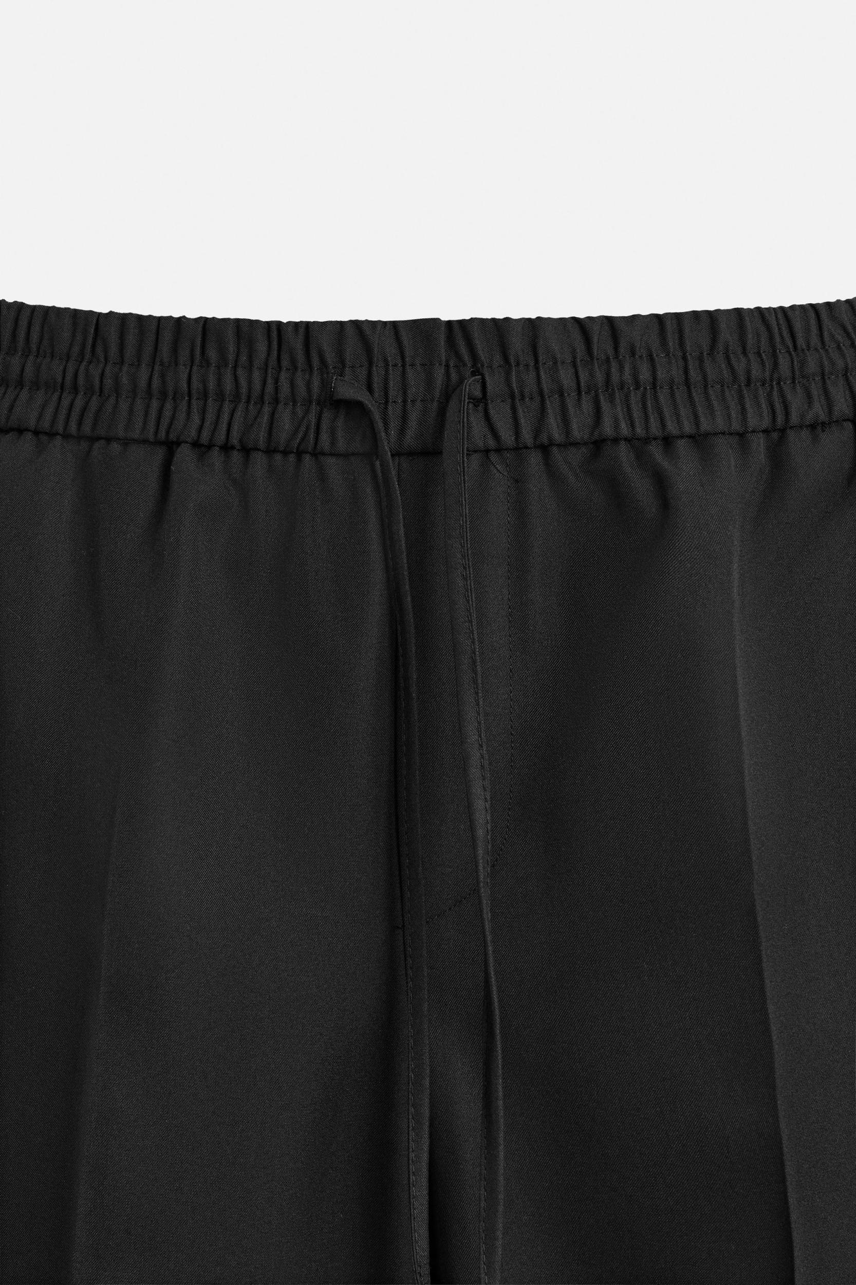 RELAXED FIT PANTS WITH STRIPE Product Image