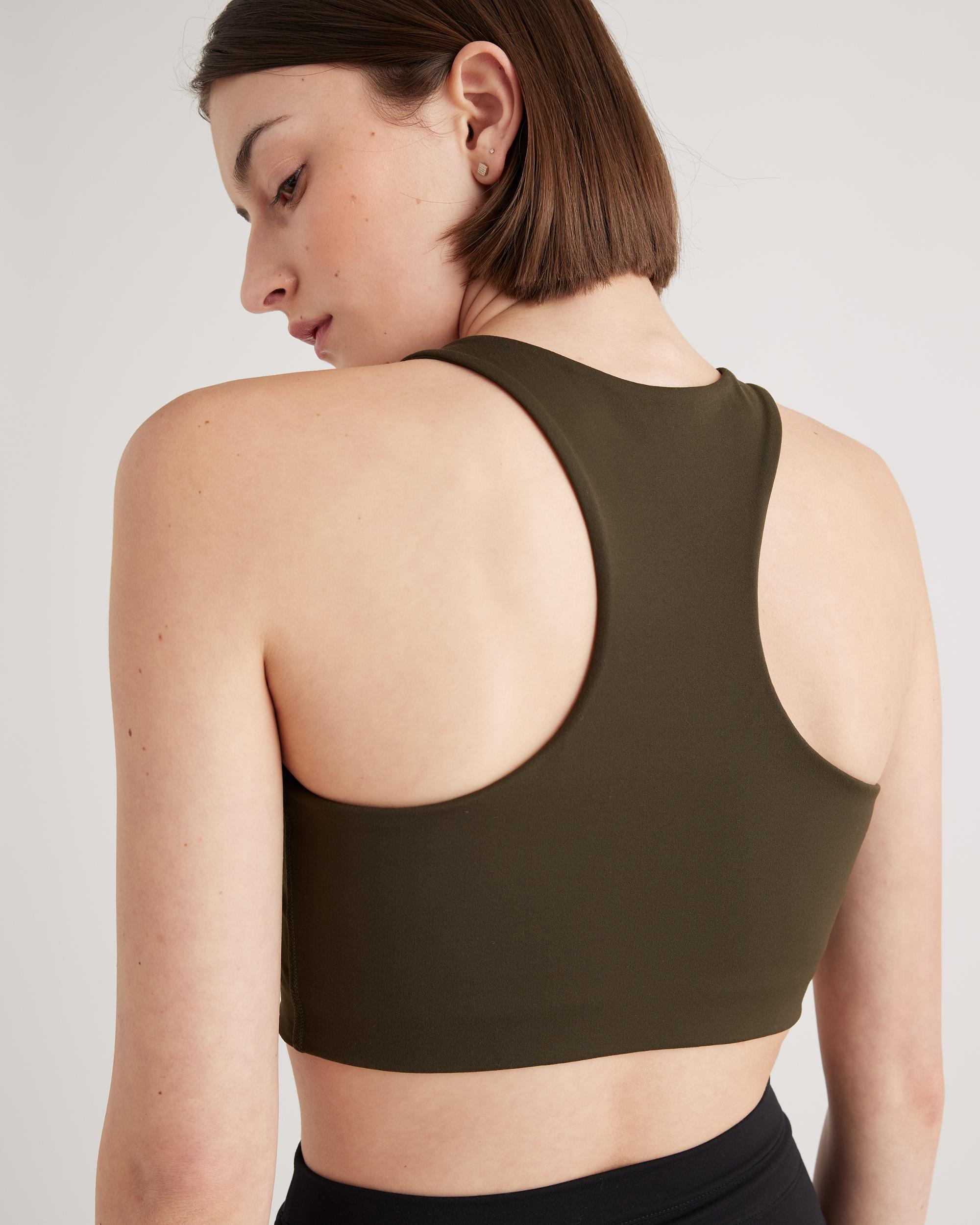 Quince | Women's Ultra-Form Scoop Neck Longline Bra Size XL, Nylon/Spandex Product Image